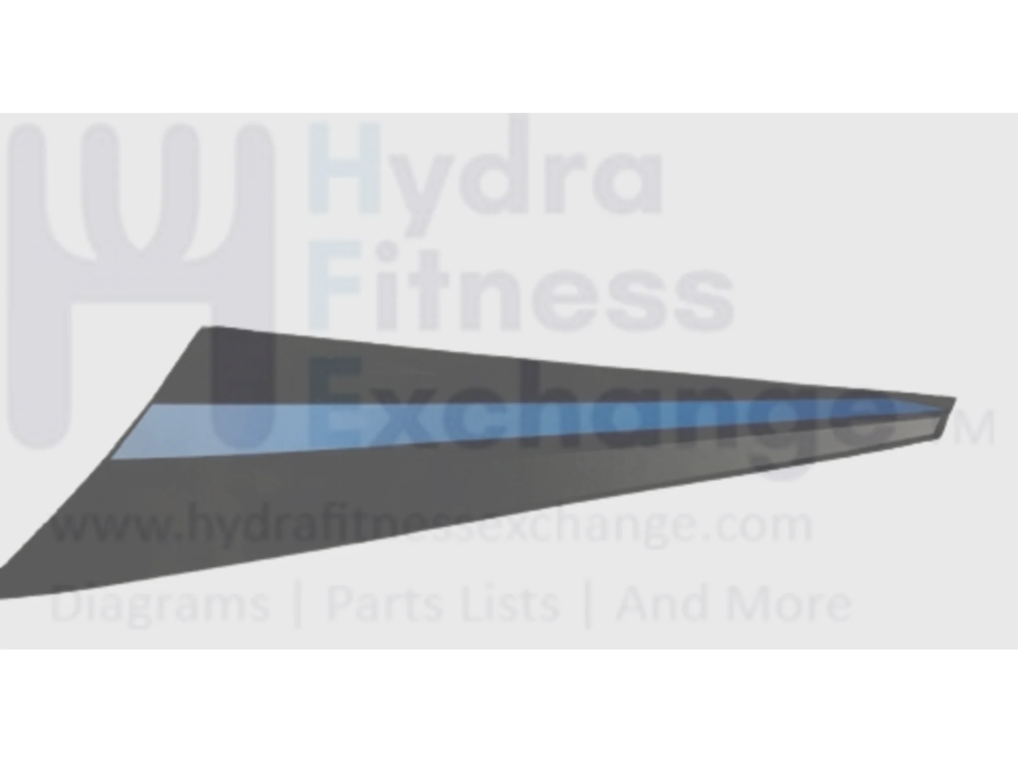 Horizon Fitness IC7.9 - FC062 Stationary Bike Left Rear Center Frame Decal 1000452402