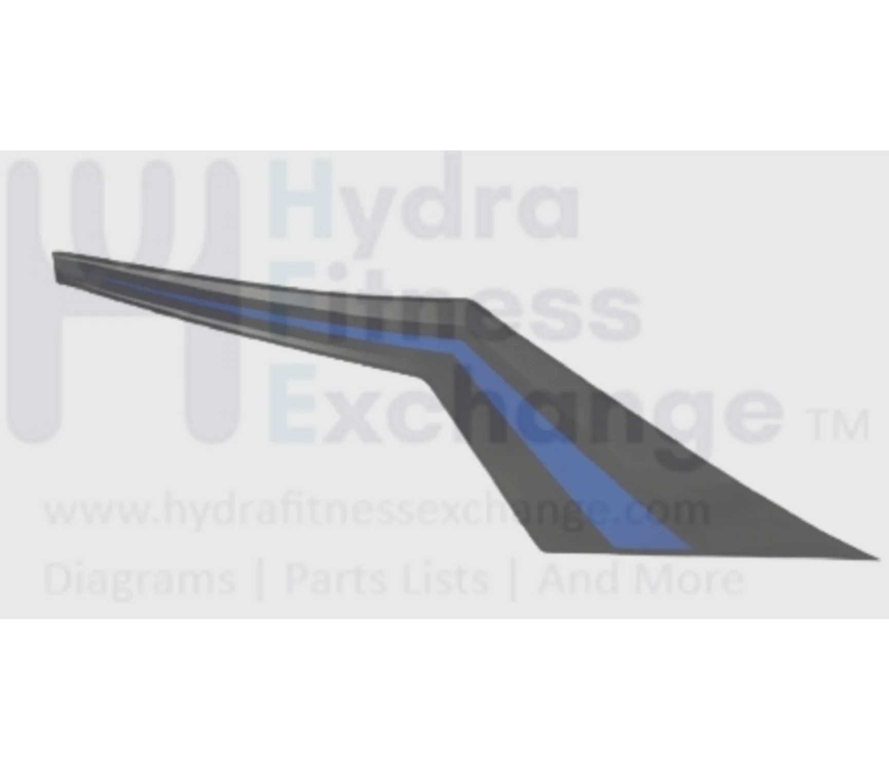Horizon Fitness IC7.9 - FC062 Stationary Bike Left Supporting Tube Decal 1000452400