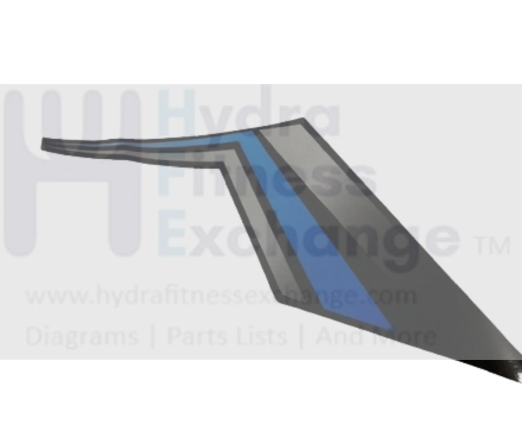 Horizon Fitness IC7.9 - FC062 Stationary Bike Left Sweat Guard Decal 1000452398