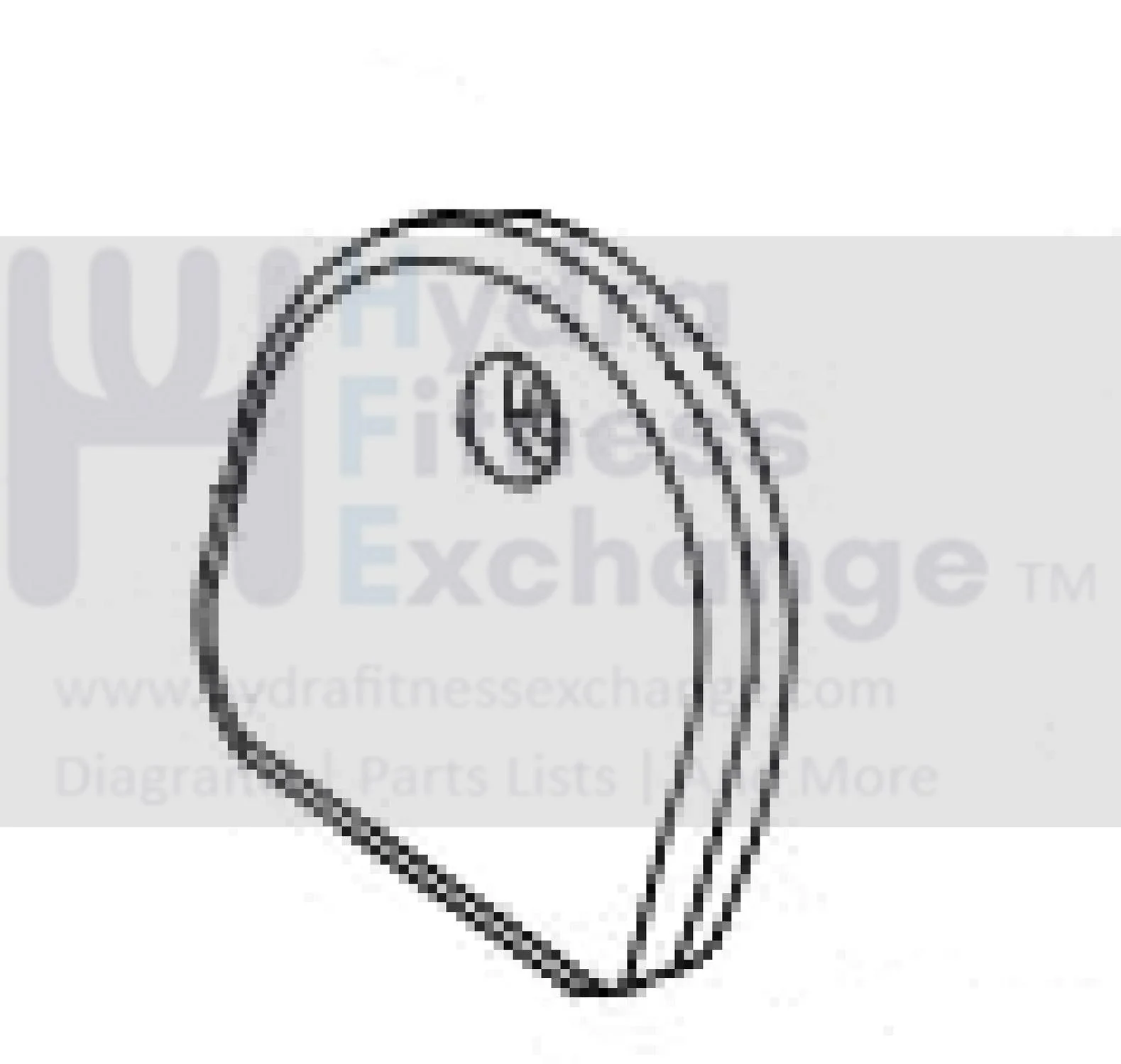 Horizon Fitness IC7.9 - FC062 Stationary Bike Magnet Bracket Shield 1000414020