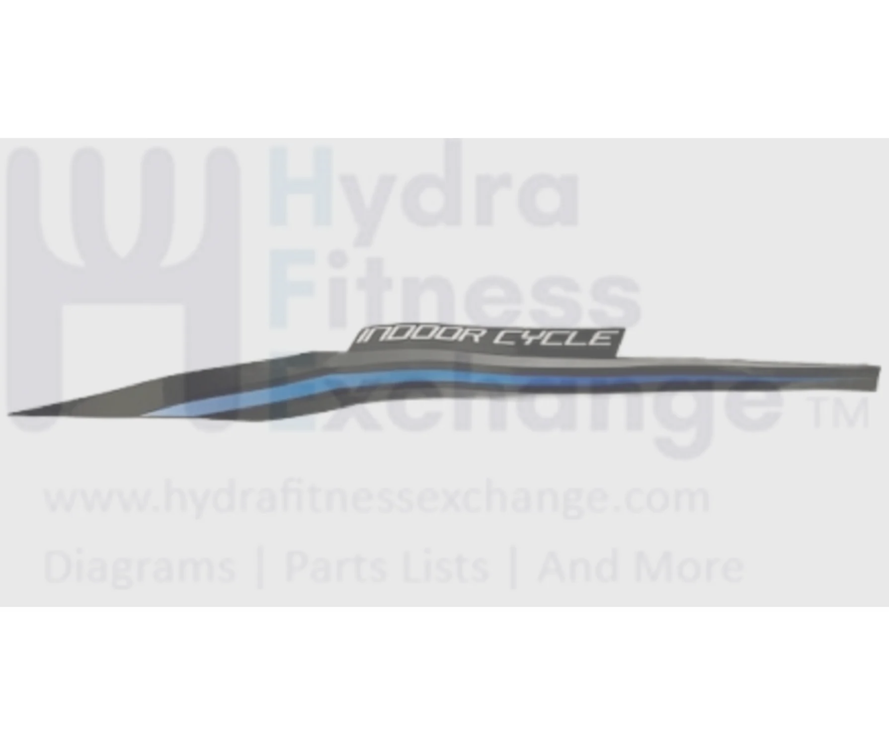 Horizon Fitness IC7.9 - FC062 Stationary Bike Right Down Front Fork Decal 1000452393