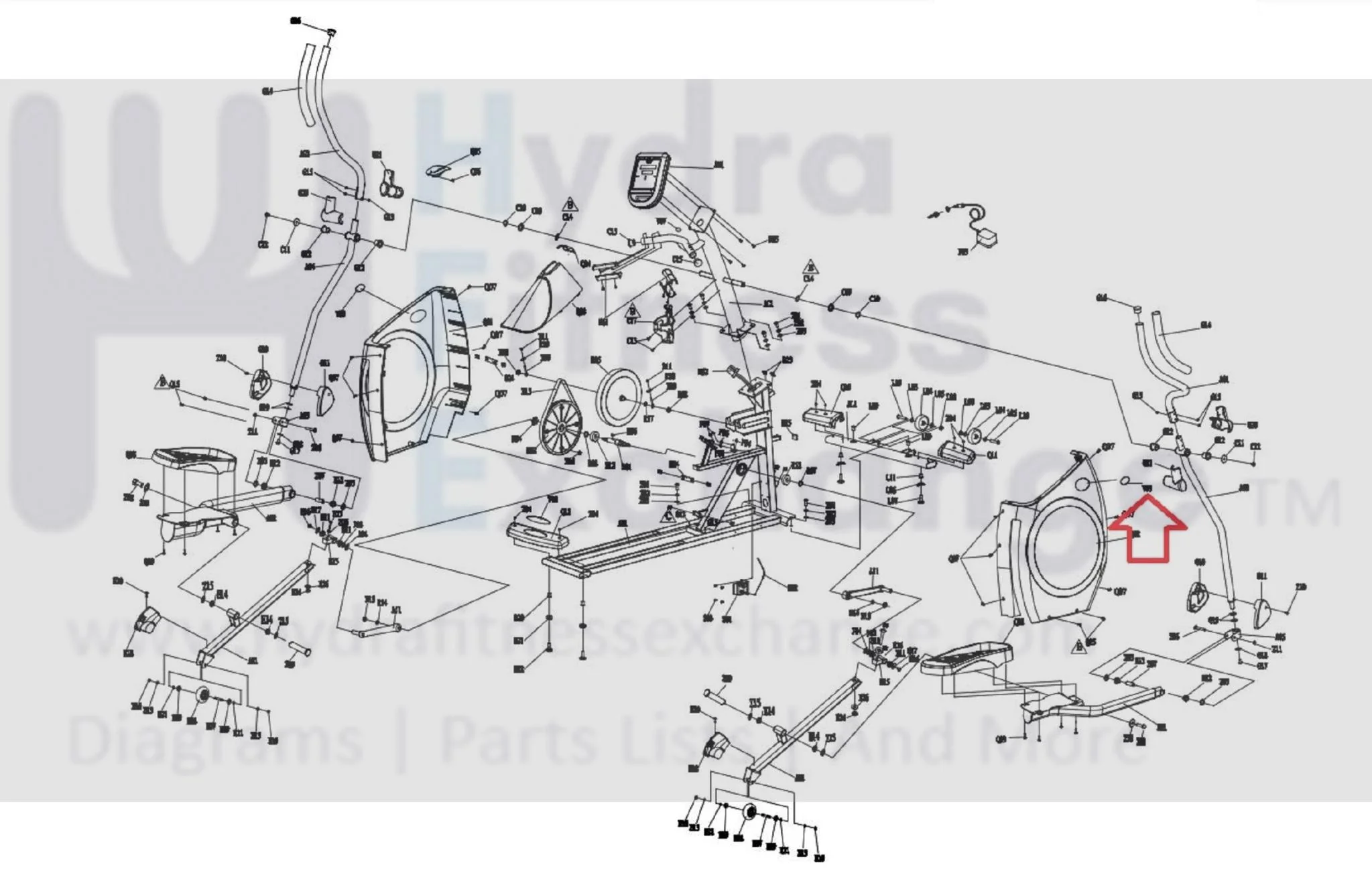 Horizon Fitness Limited Series - LS645E (EP505C) Elliptical Model Decal 101922 - Image 3