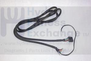 Horizon Fitness Livestrong CT7.1 T101 T102 T103 LS7.9T Treadmill Lower Console Cable Wire Harness 1000107402 - Image 2