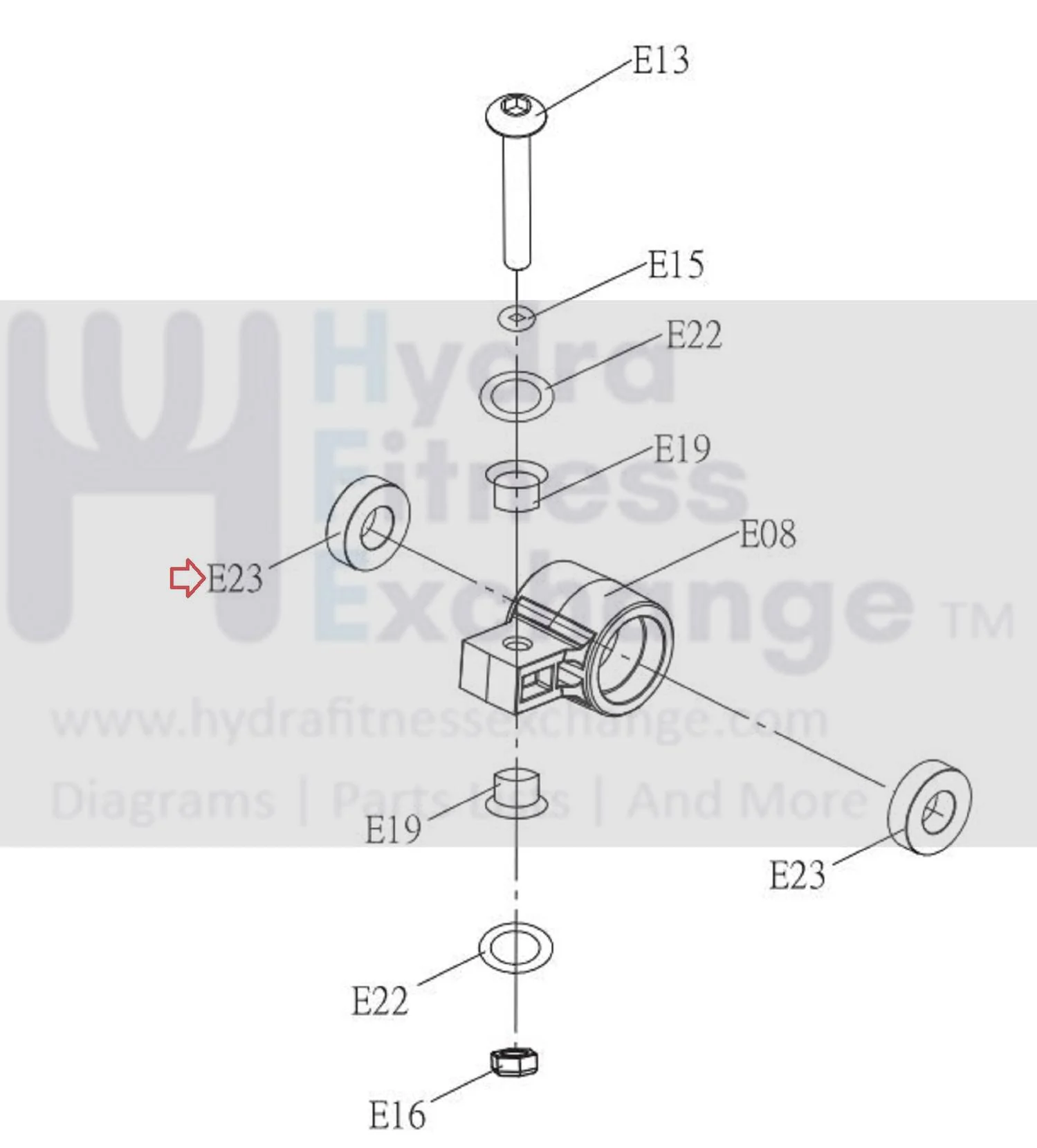 Horizon Fitness Livestrong Elliptical Ball Bearing 6003ZZ 1000104893 - Image 3