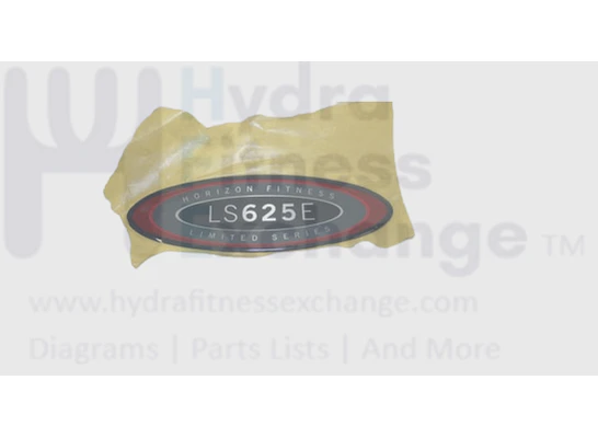 Horizon Fitness LS625E - EP132C Elliptical Decal Rear Stabilizer 039096-AX