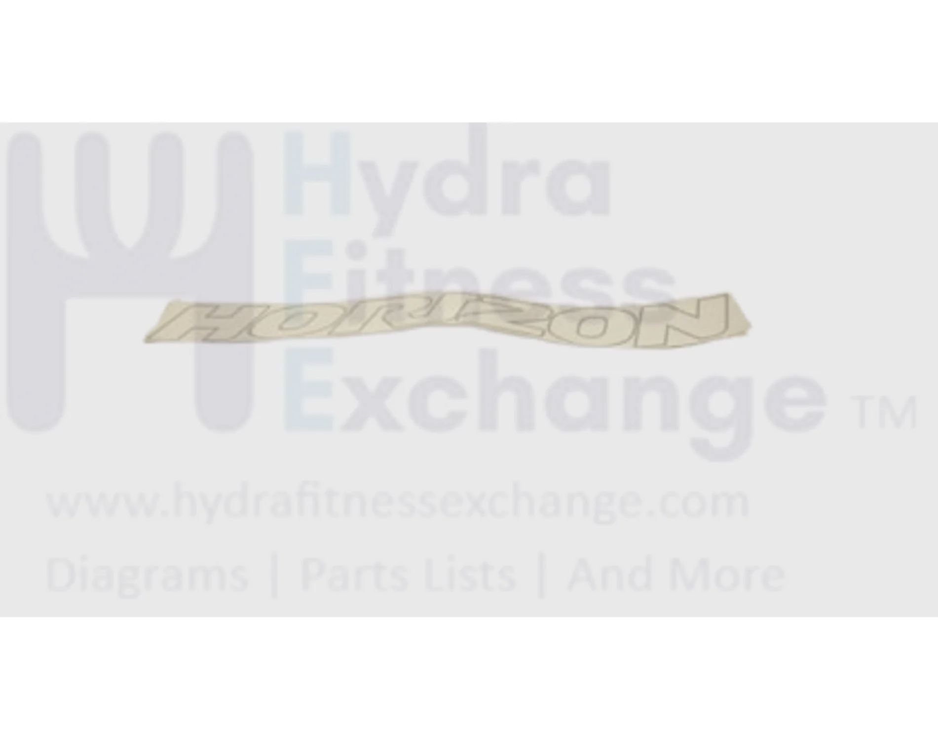 Horizon Fitness LS625E - EP132C Elliptical Decal Side Cover 039097-A
