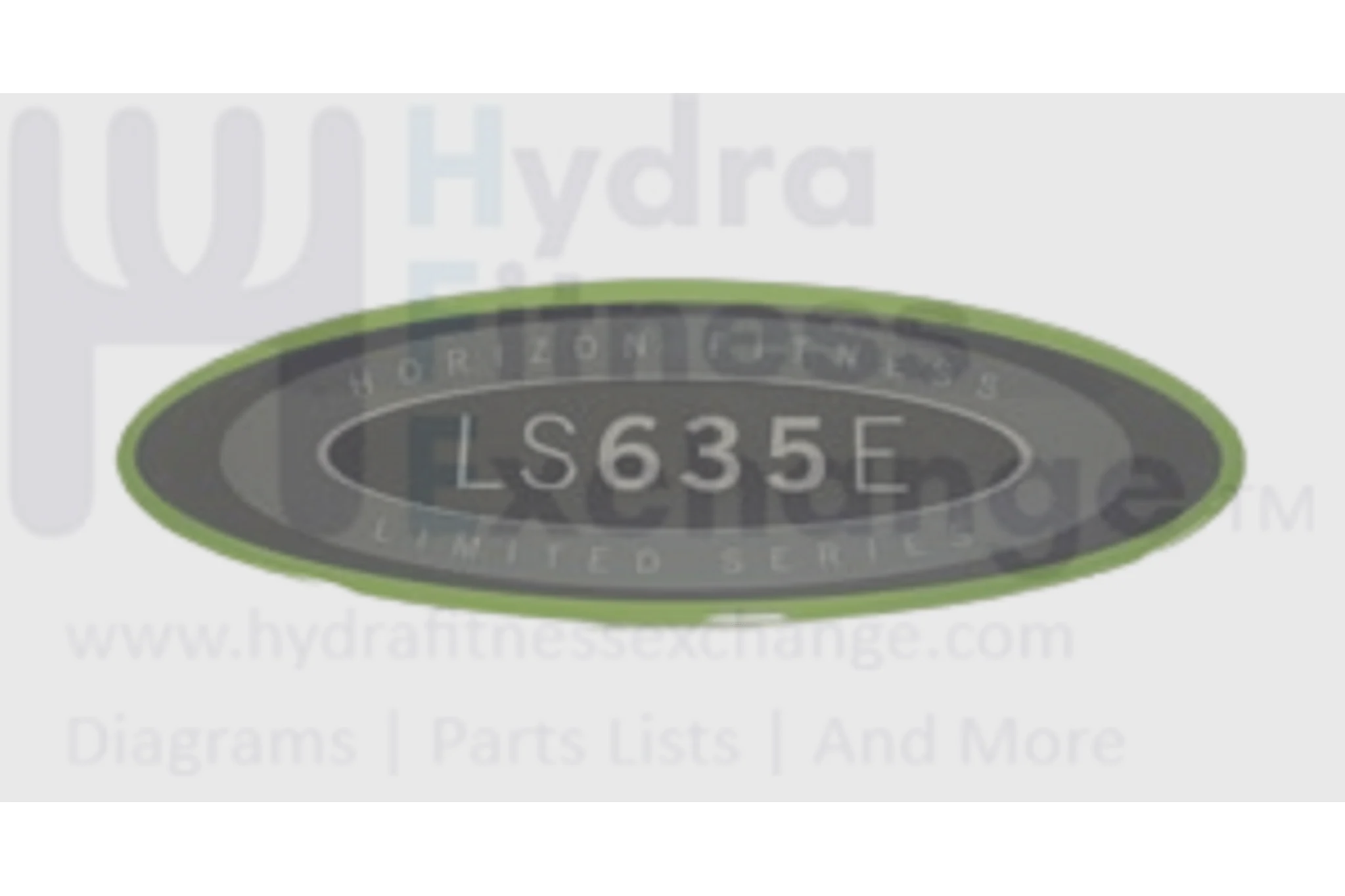 Horizon Fitness LS635E - EP181 Elliptical Rear Stabilizer Cover Sticker 071802