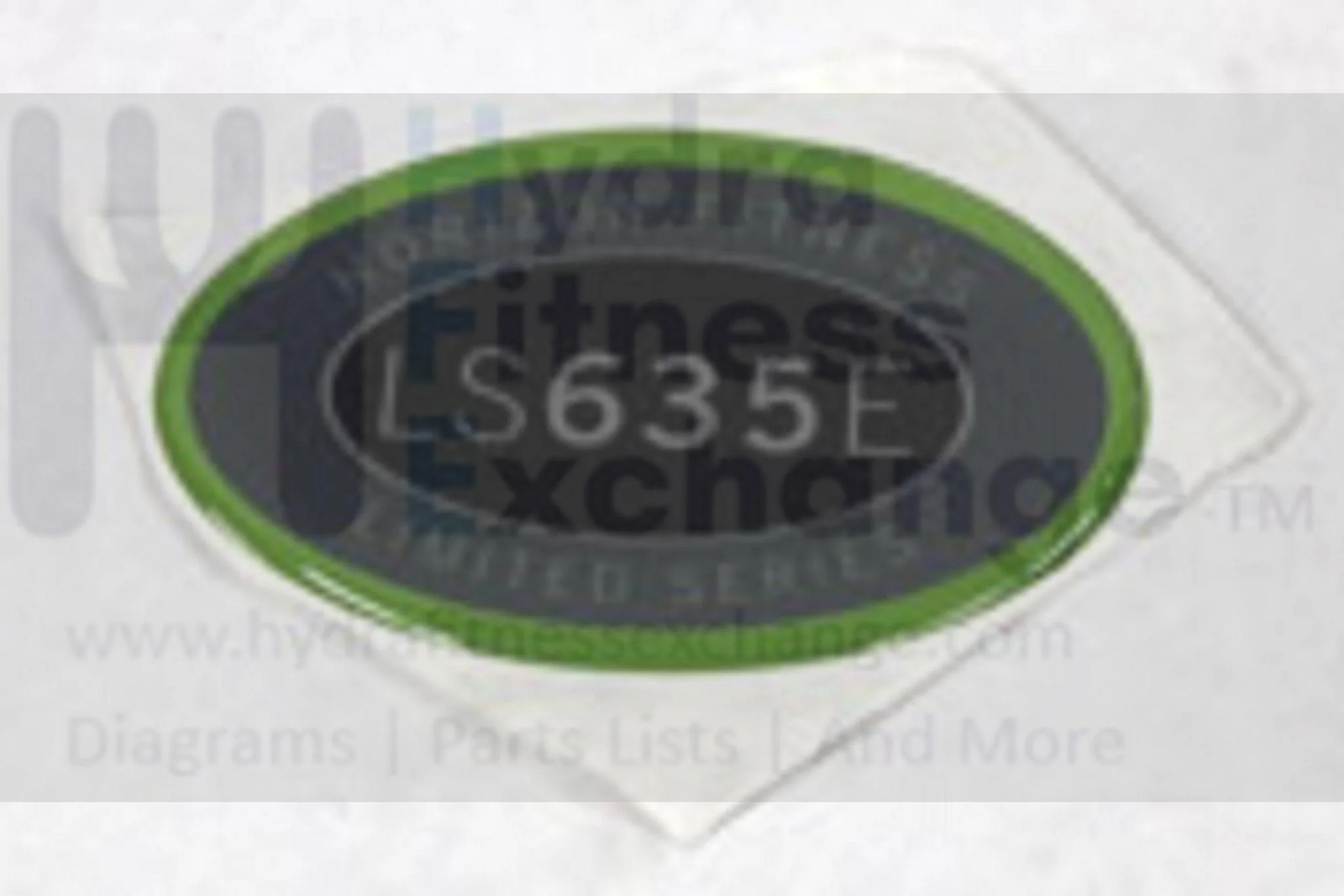 Horizon Fitness LS635E - EP181 Elliptical Side Decal Cover 071793 - Image 2