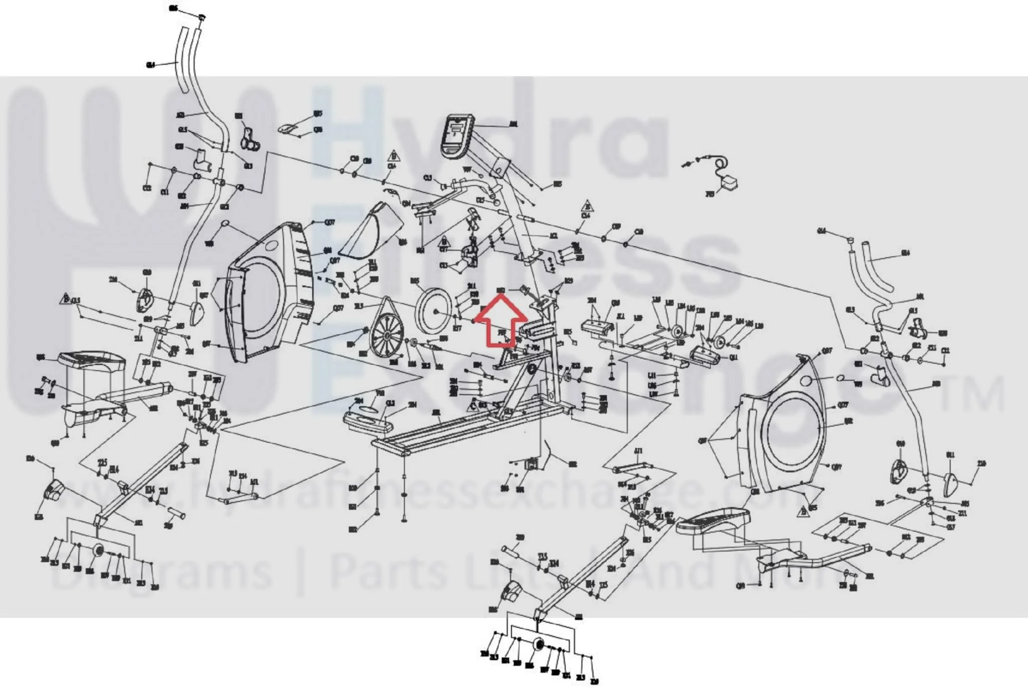 Horizon Fitness LS645E - EP505C Elliptical Connect Wire 101820 - Image 2