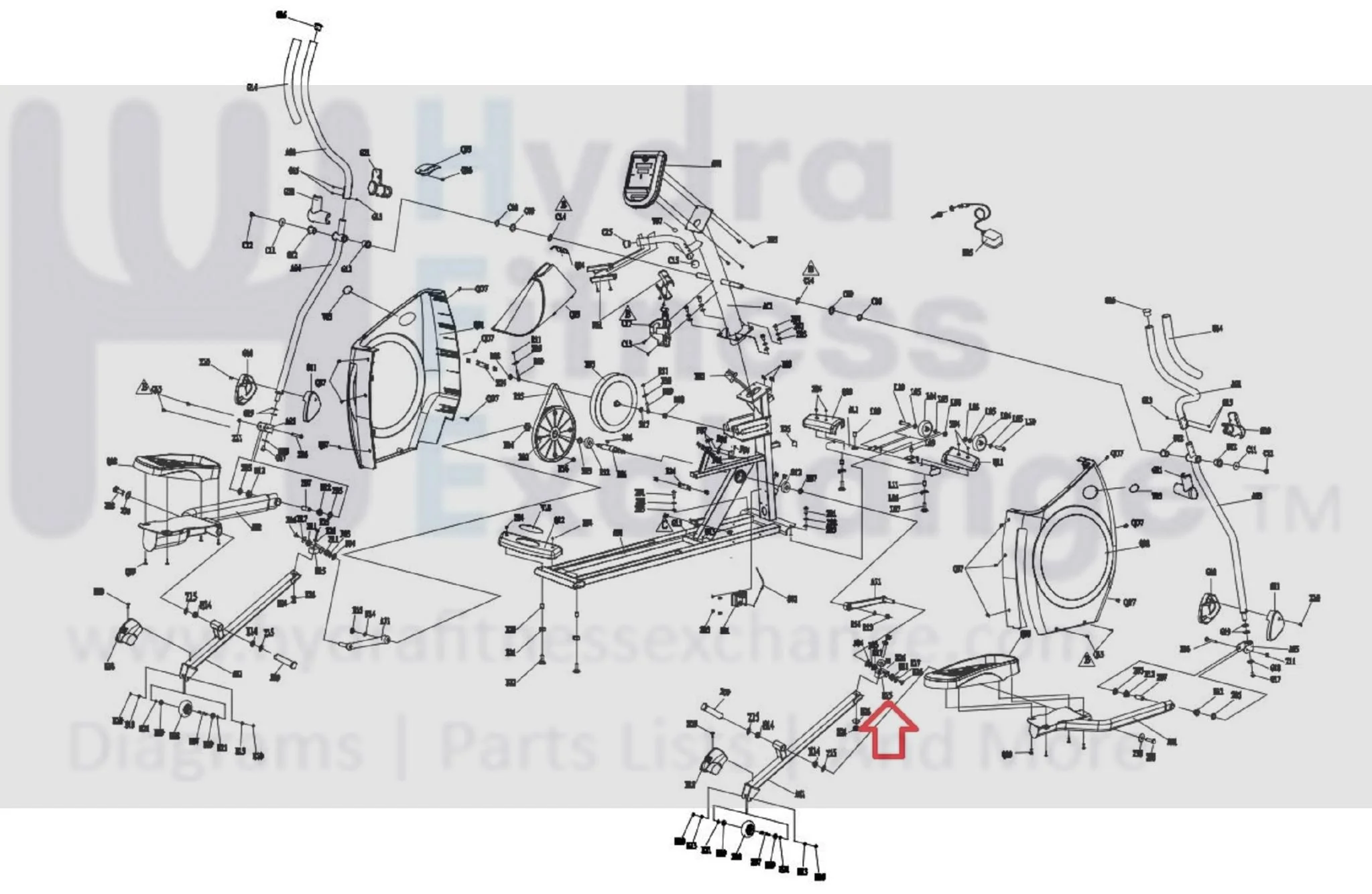 Horizon Fitness LS645E - EP505C Elliptical Crank Pin Sleeve Set 1000091612 - Image 2