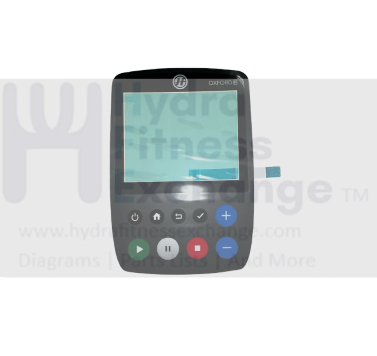 Horizon Fitness Rower Display Console Overlay 1000409234