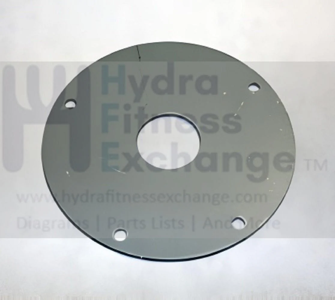 Matrix Fitness Rower Recoil Spring Cover Zink Plate 008311-00 - Image 2