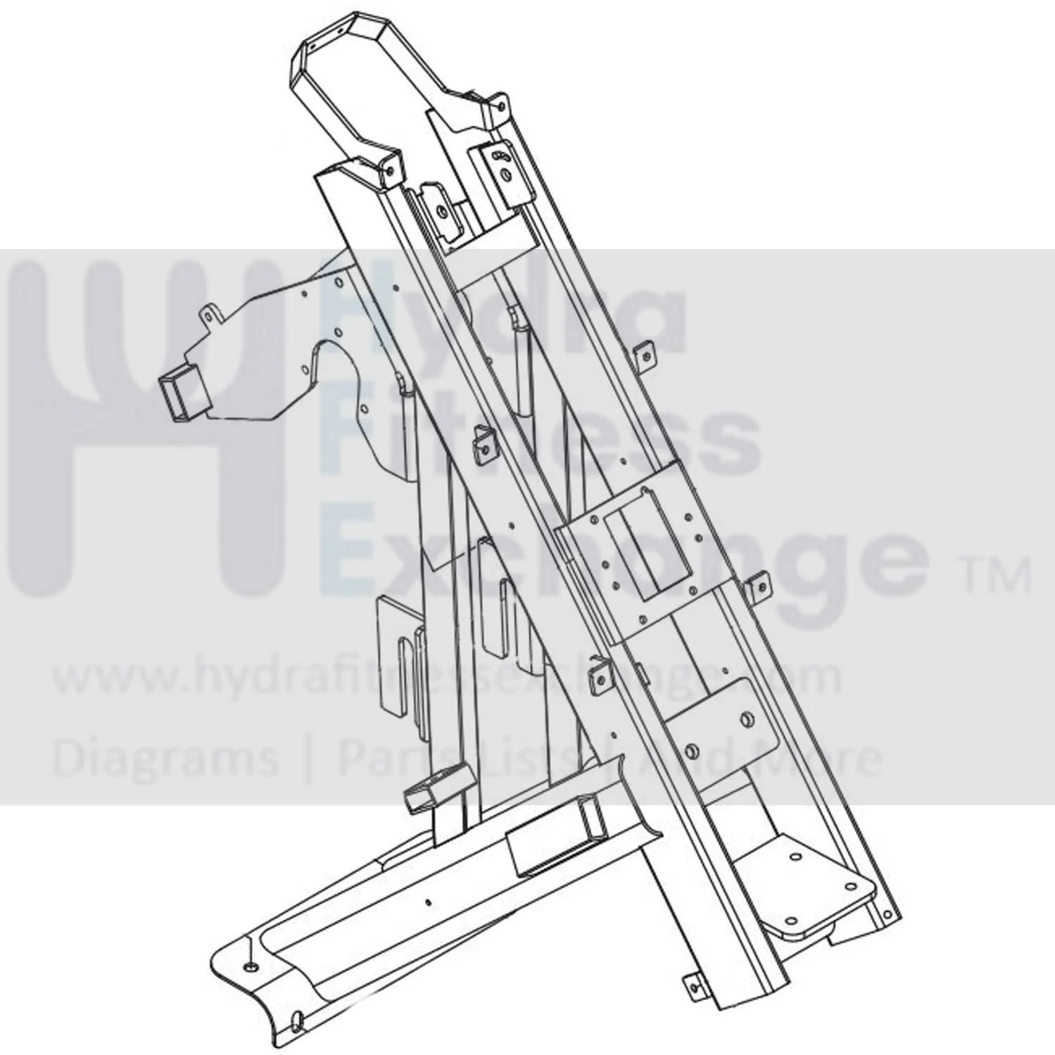 Horizon Fitness Oxford 6 - AR53 Rower Black Matt Frame Welding Set 1000409178
