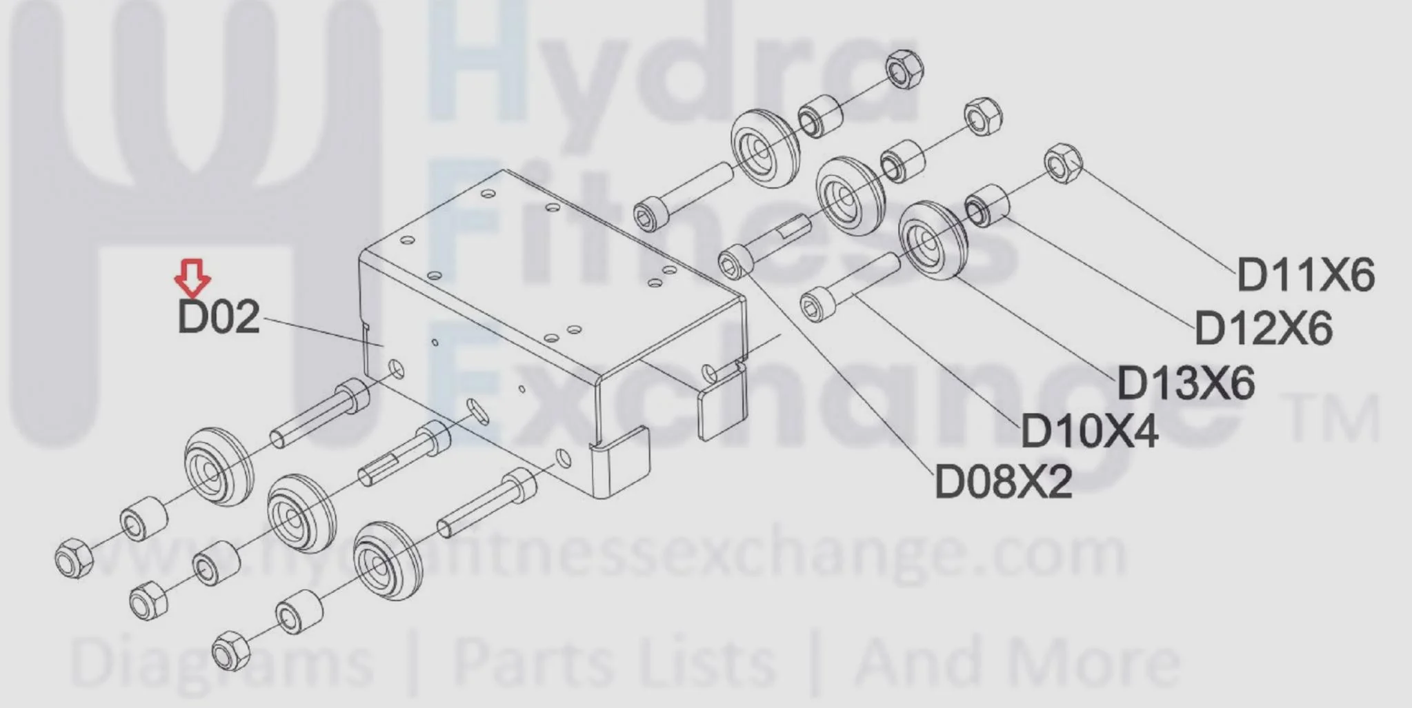 Horizon Fitness Oxford 6 - AR53 Rower Seat Pad Connect Mount Plate - Image 2
