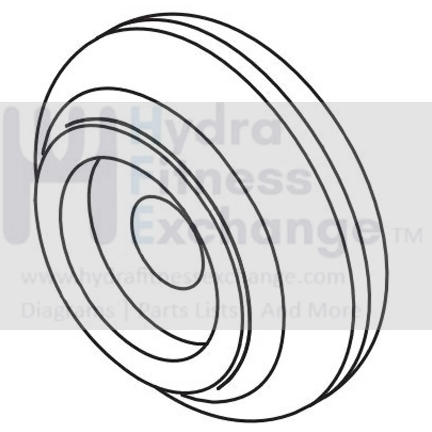 Horizon Fitness Oxford 6 - AR53 Rower Seat Roller Set 1000459643
