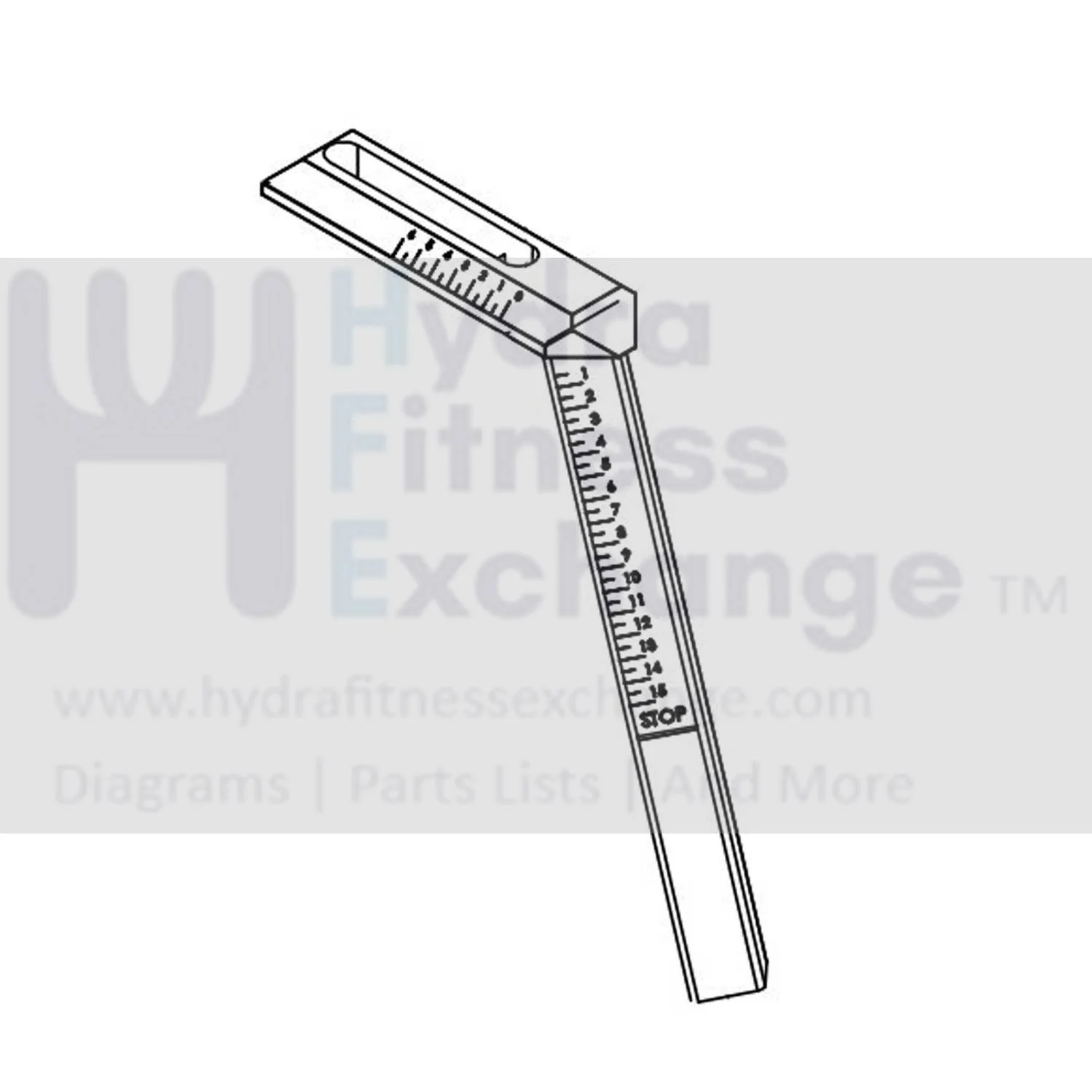 Horizon Fitness P8000 - FC16B Stationary Bike Seat Frame Vertical and Horizontal 080315