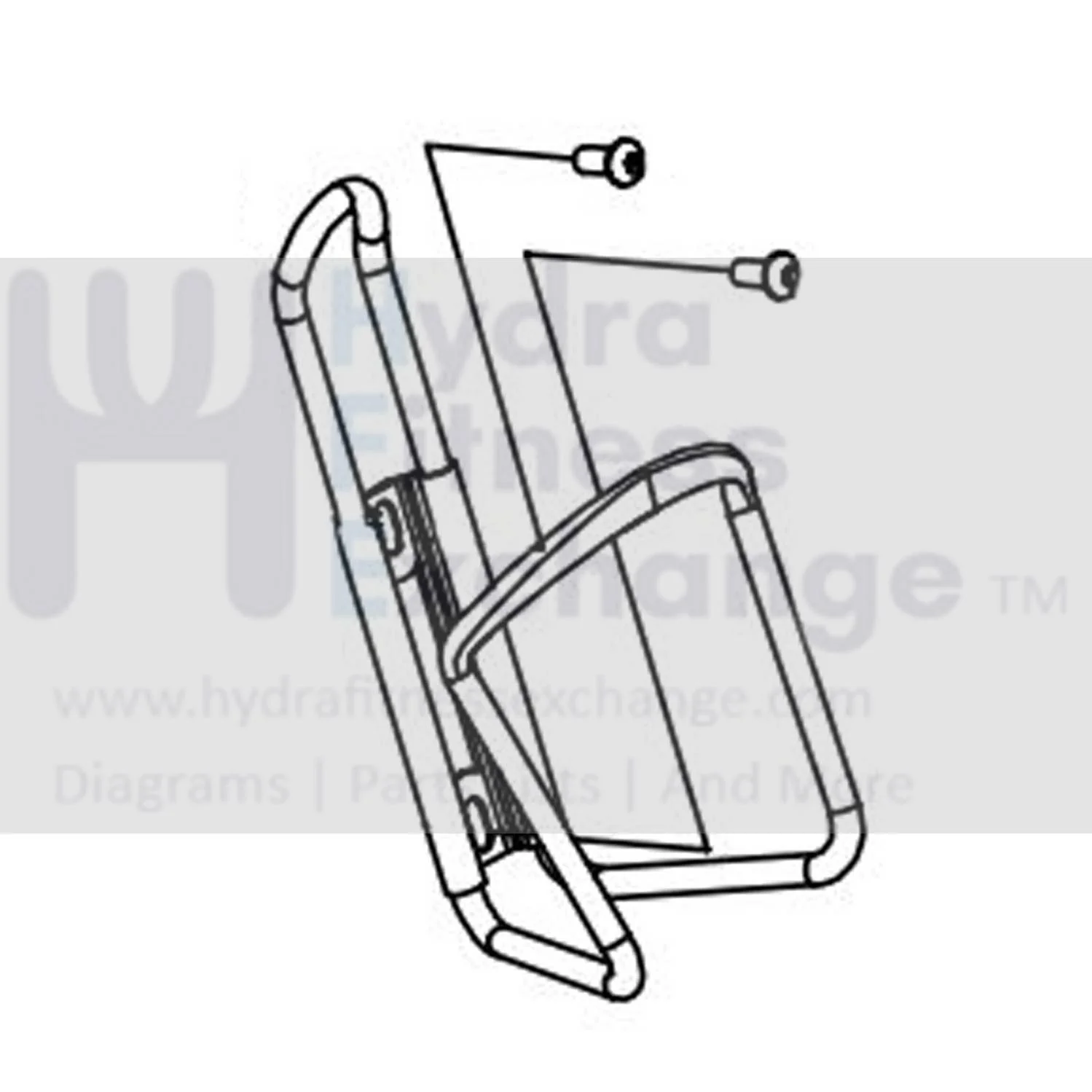 Horizon Fitness P8000 - FC16B Stationary Bike Water Bottle Holder 093772