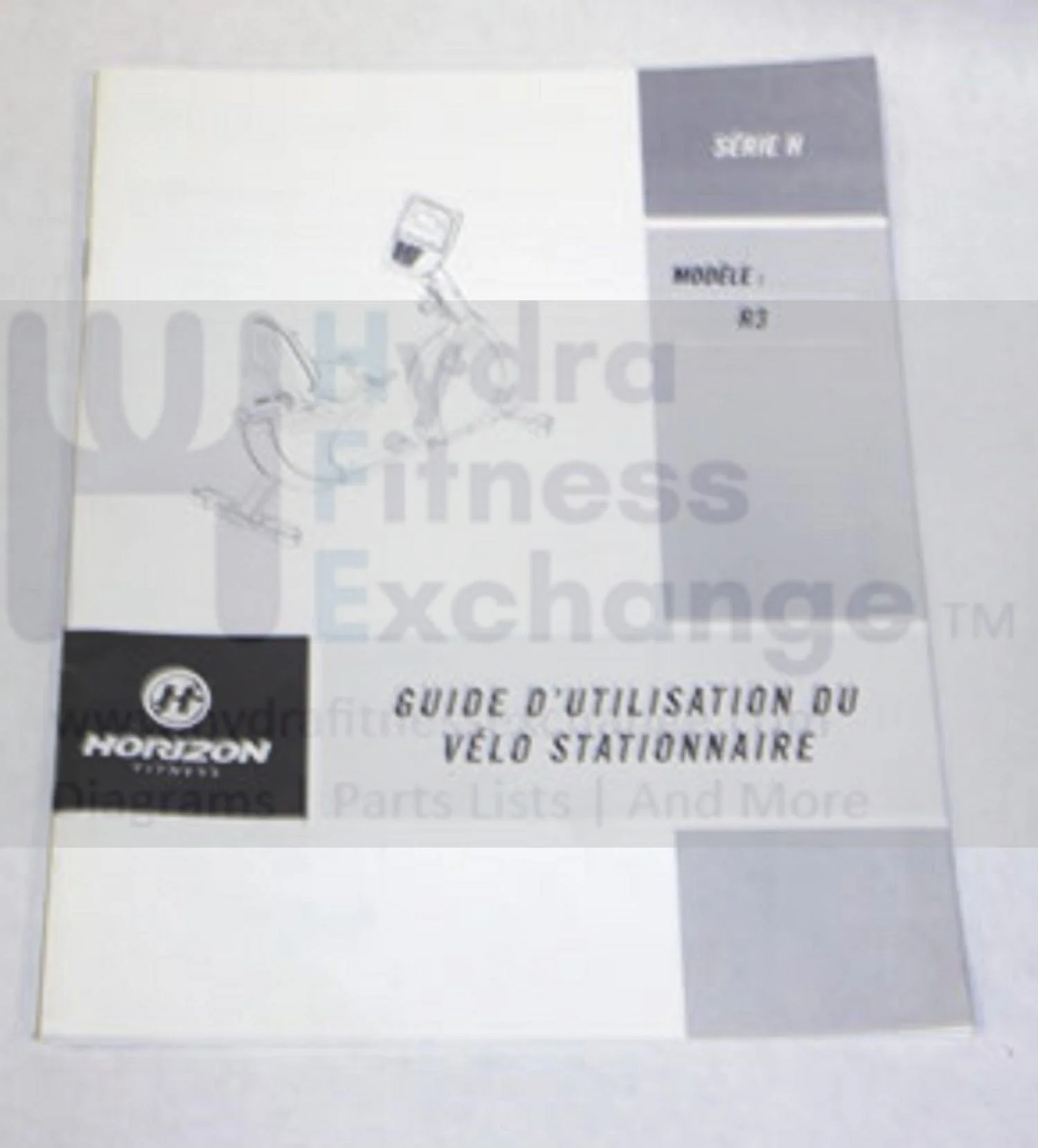 Horizon Fitness R3 - RB201 Stationary Bike User's Manual Guide France 103257