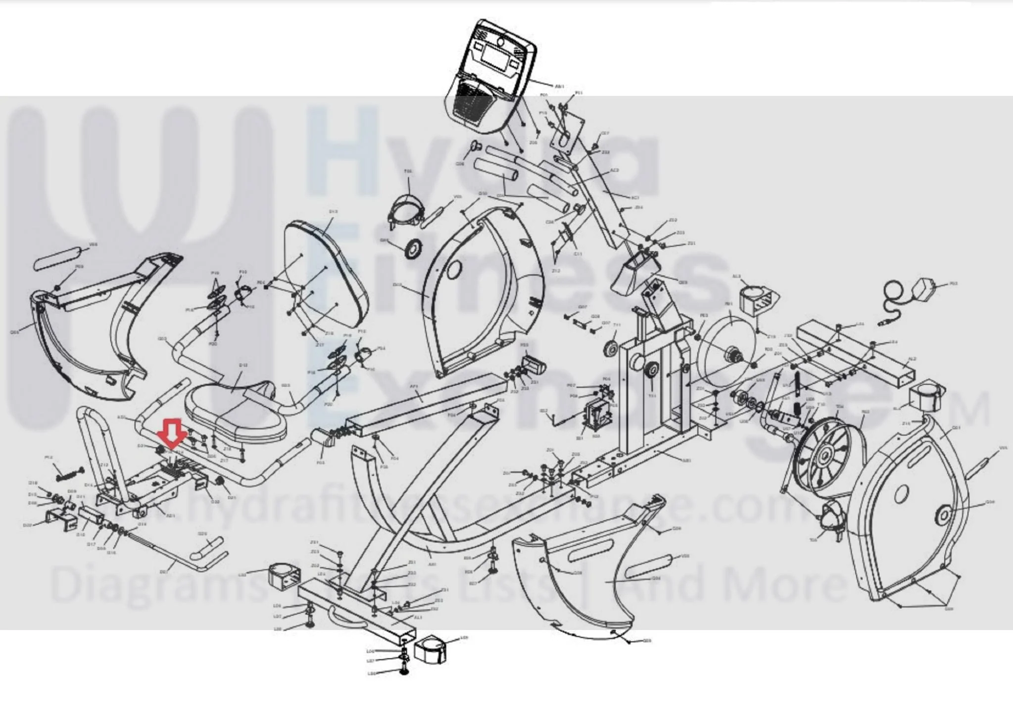 Horizon Fitness R3 RC30 RC40 B600 Stationary Bike Heart Rate Pulse Sensor Wire 074856 - Image 2