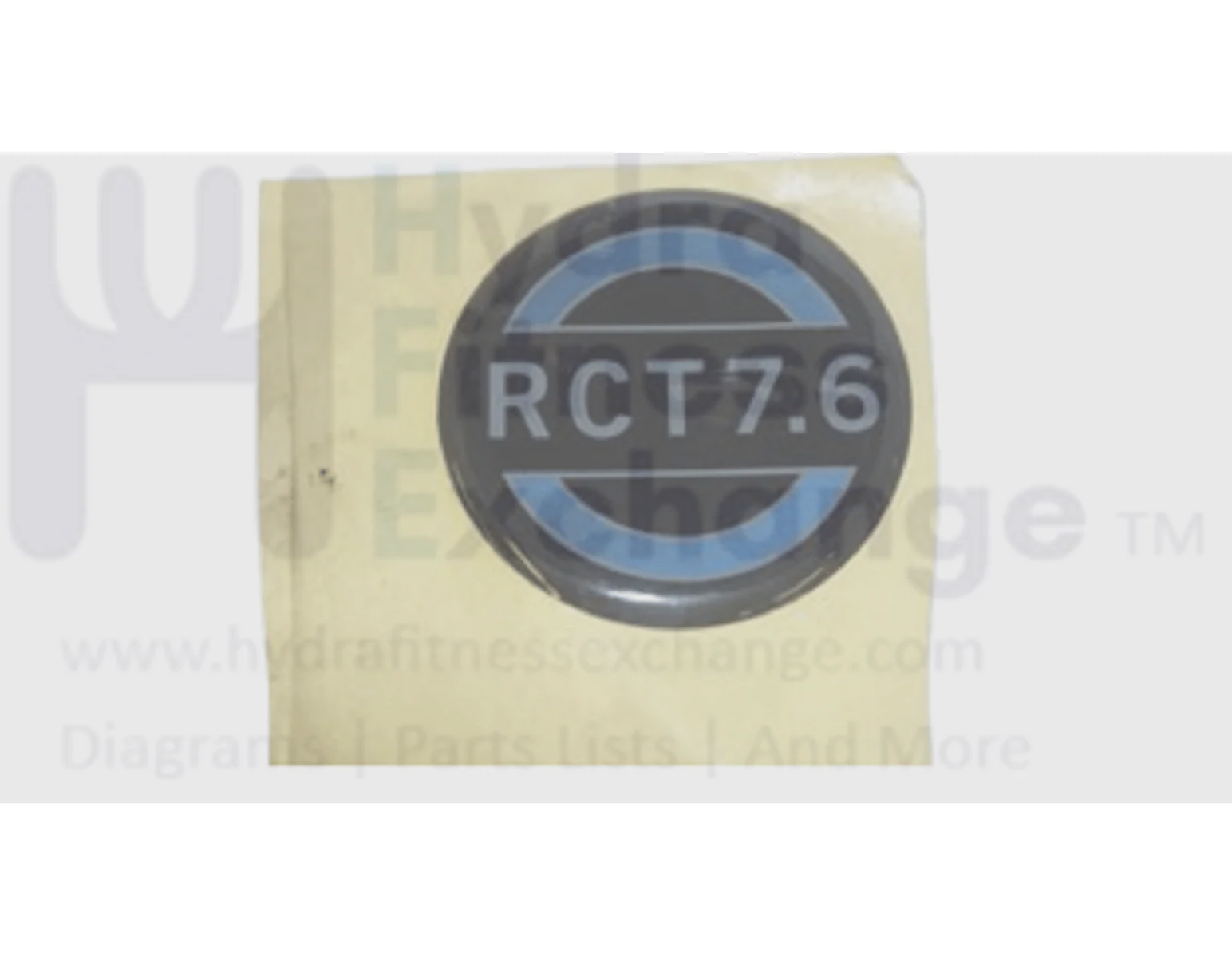 Horizon Fitness RCT7.6 Treadmill Decal Motor Cover Logo Label 059809-AX