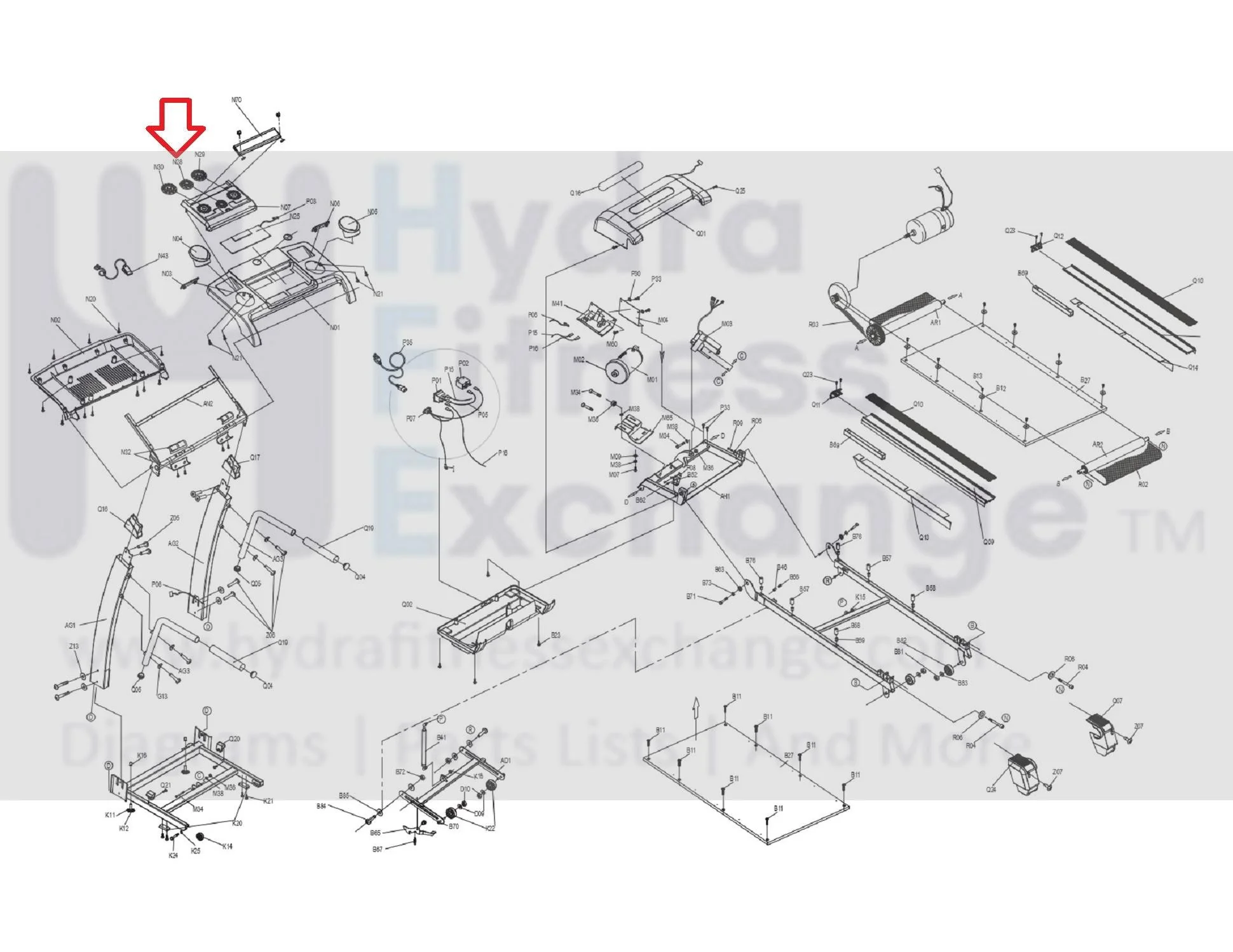 Horizon Fitness RST5.6 Treadmill Program Button Pad Key 061279-CA - Image 3