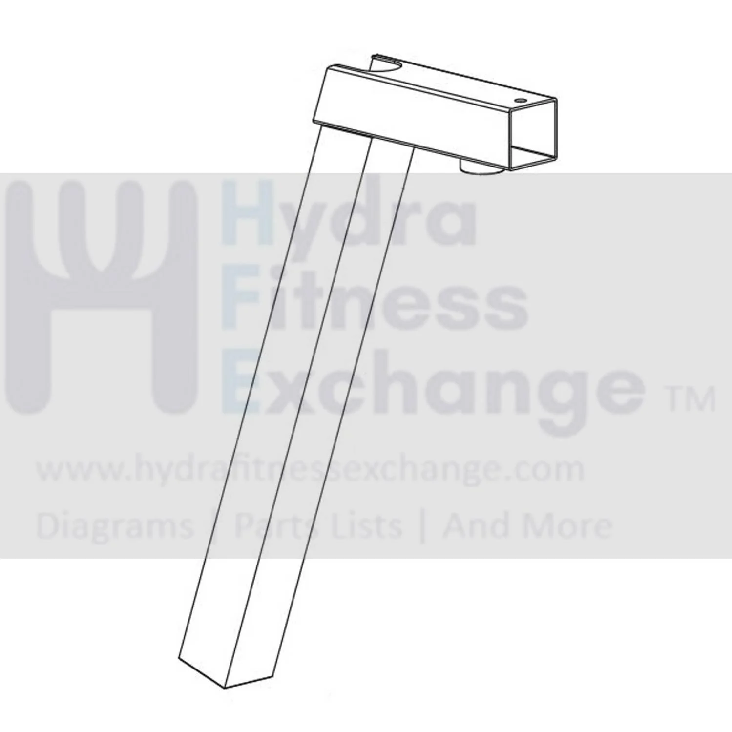 Horizon Fitness S3+ - FC052 Stationary Bike Seat Post 1000220535