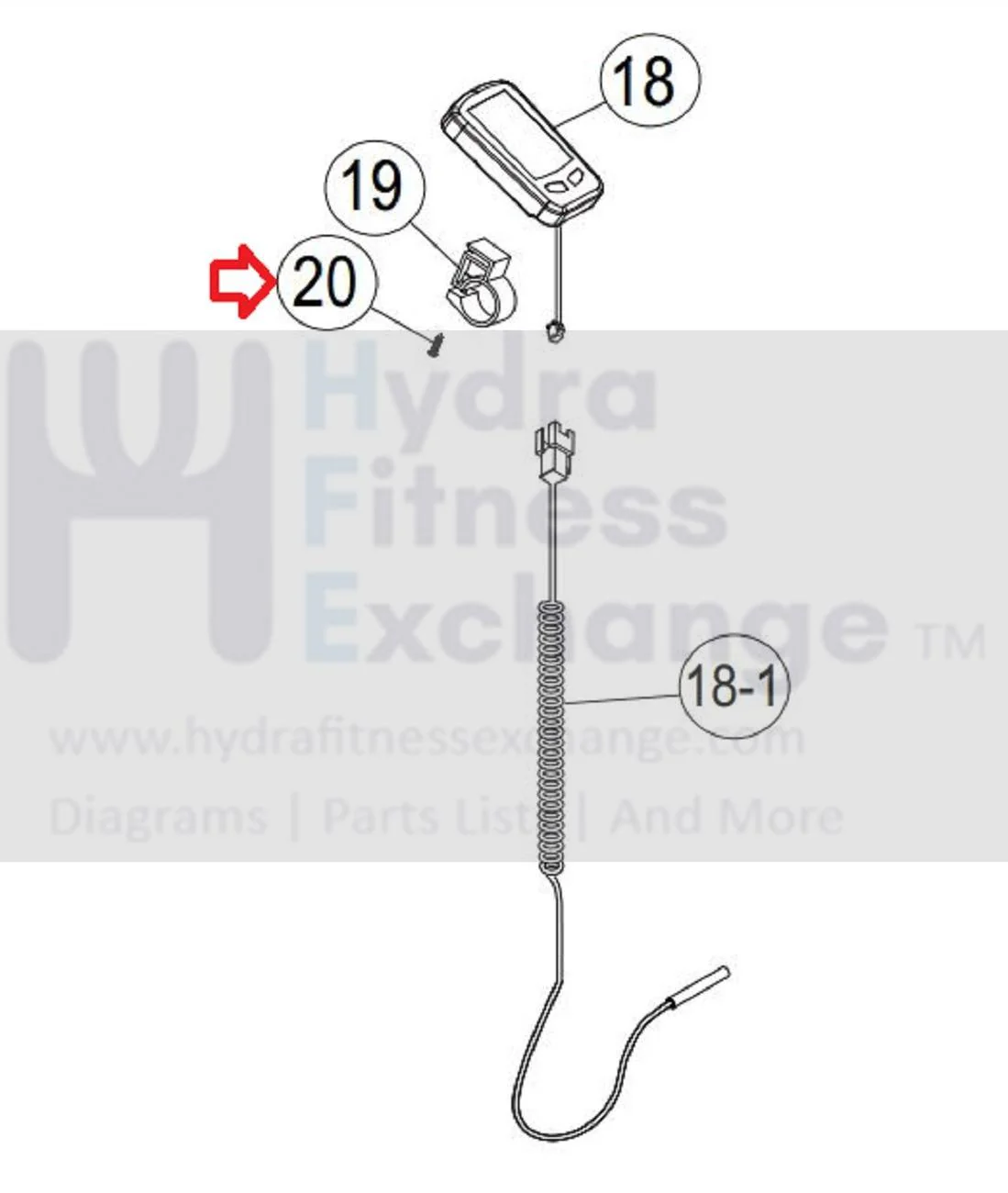 Horizon Fitness FC062 FC052 FC060 Stationary Bike Self Tapping Screw 1000204261 - Image 2