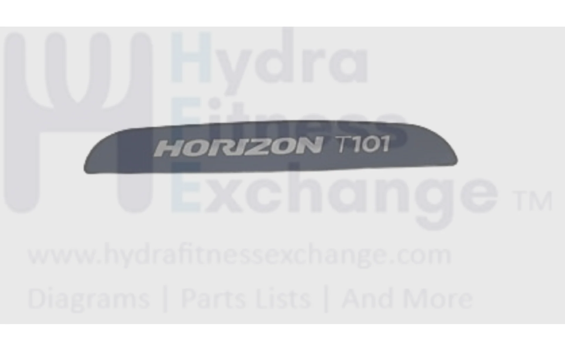 Horizon Fitness T101-03 Treadmill Upper Motor Cover Label 1000212419
