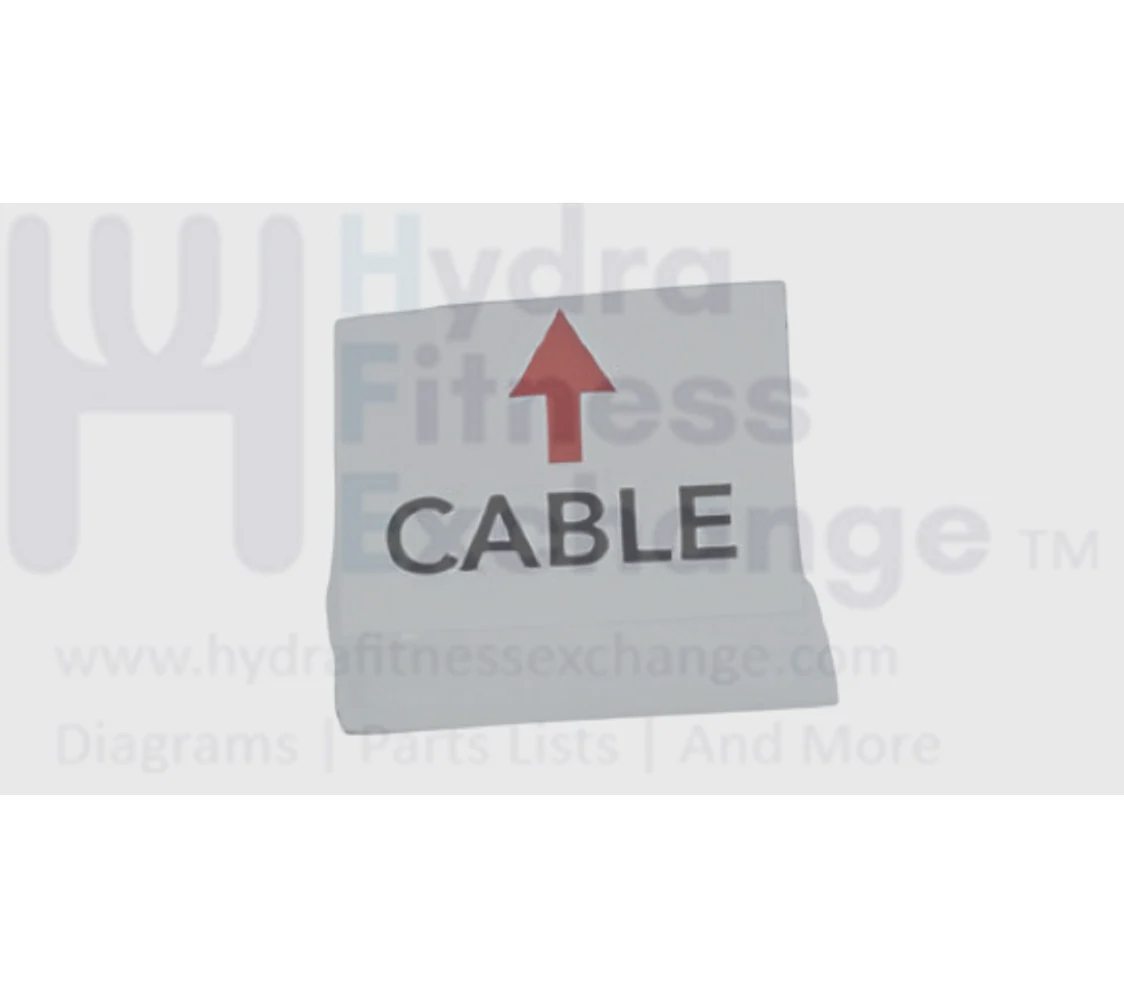 Horizon Fitness TM1021 TM499G TM1000C Treadmill Console Mast Direction Label 23mm x 17mm 1000458843