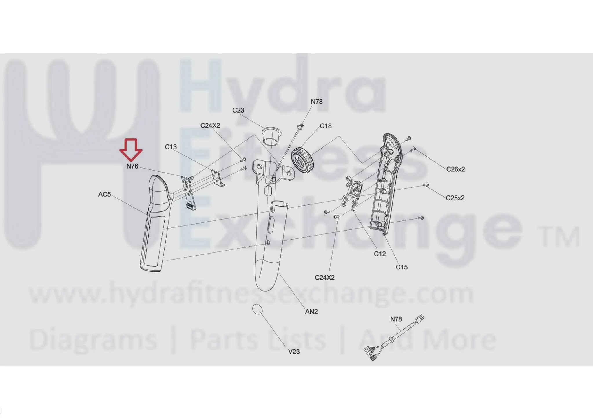 Horizon Fitness T101-07 TM102 Treadmill Control Board Quick Key 1000436980 - Image 3