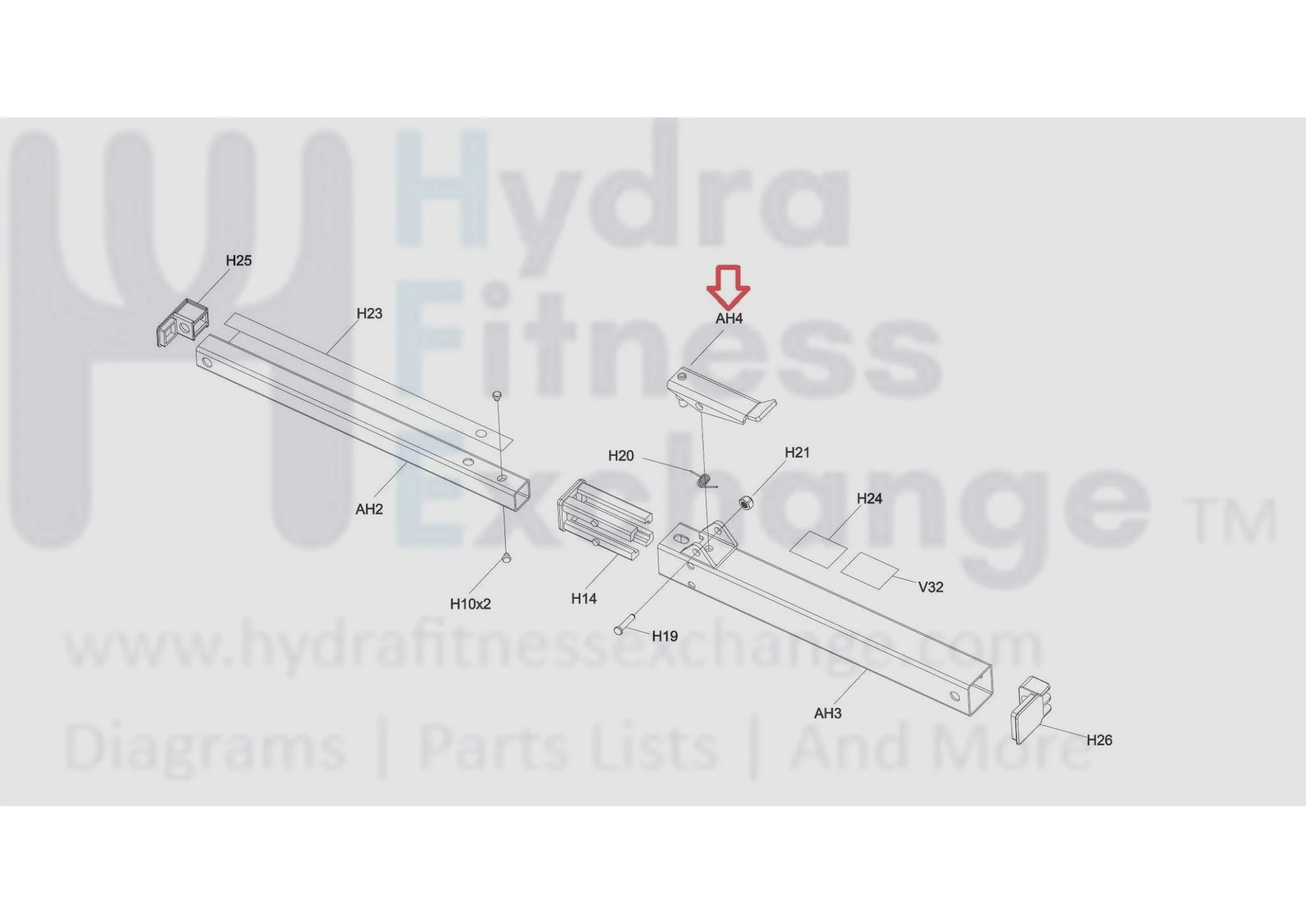 Horizon Fitness TM1020 Treadmill Lock Latch Galvanization 1000227064 - Image 2