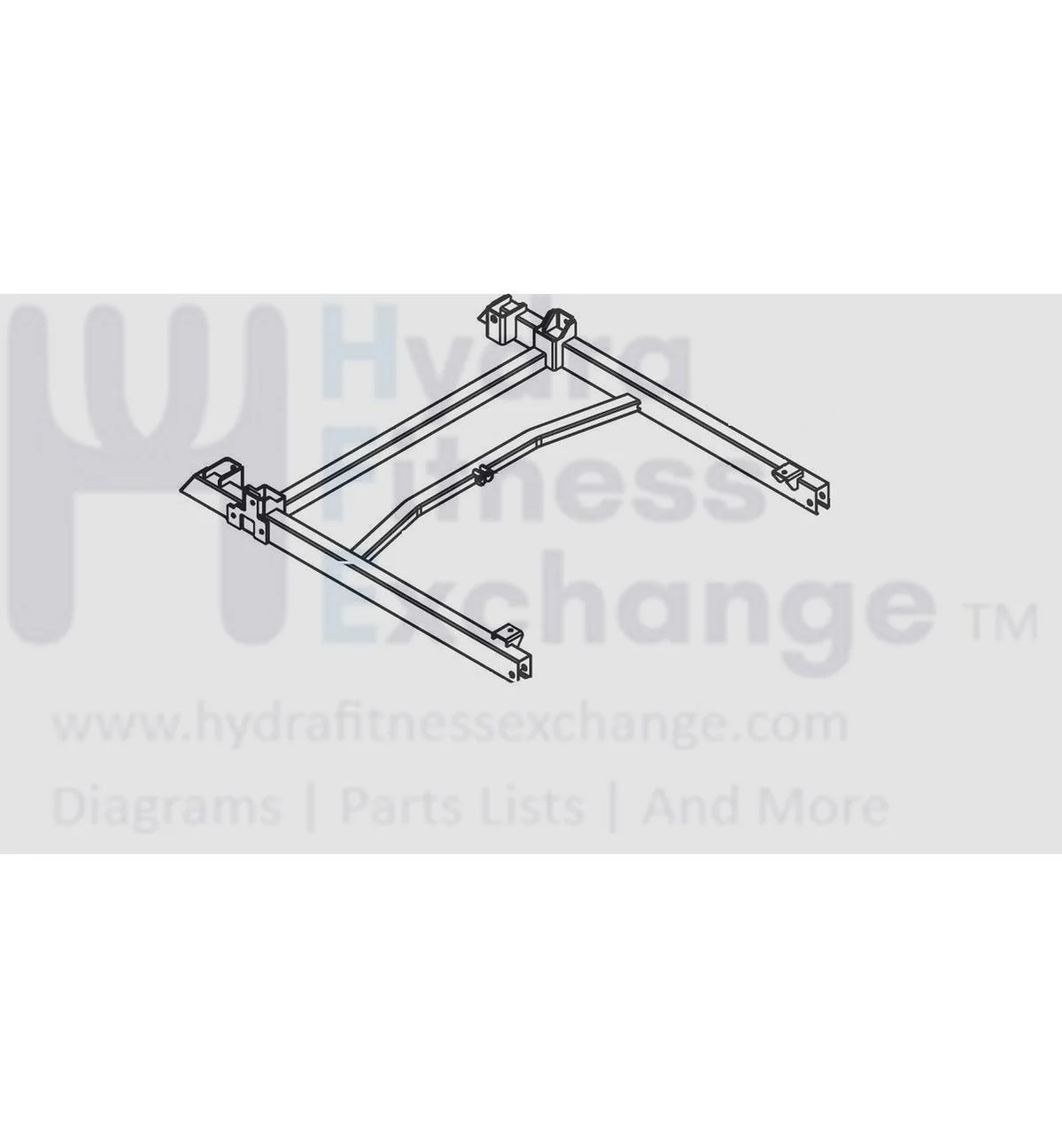 Horizon Fitness T101-07 TM1020 PTM1020 PTM1020B Treadmill Base Frame Set 1000455736