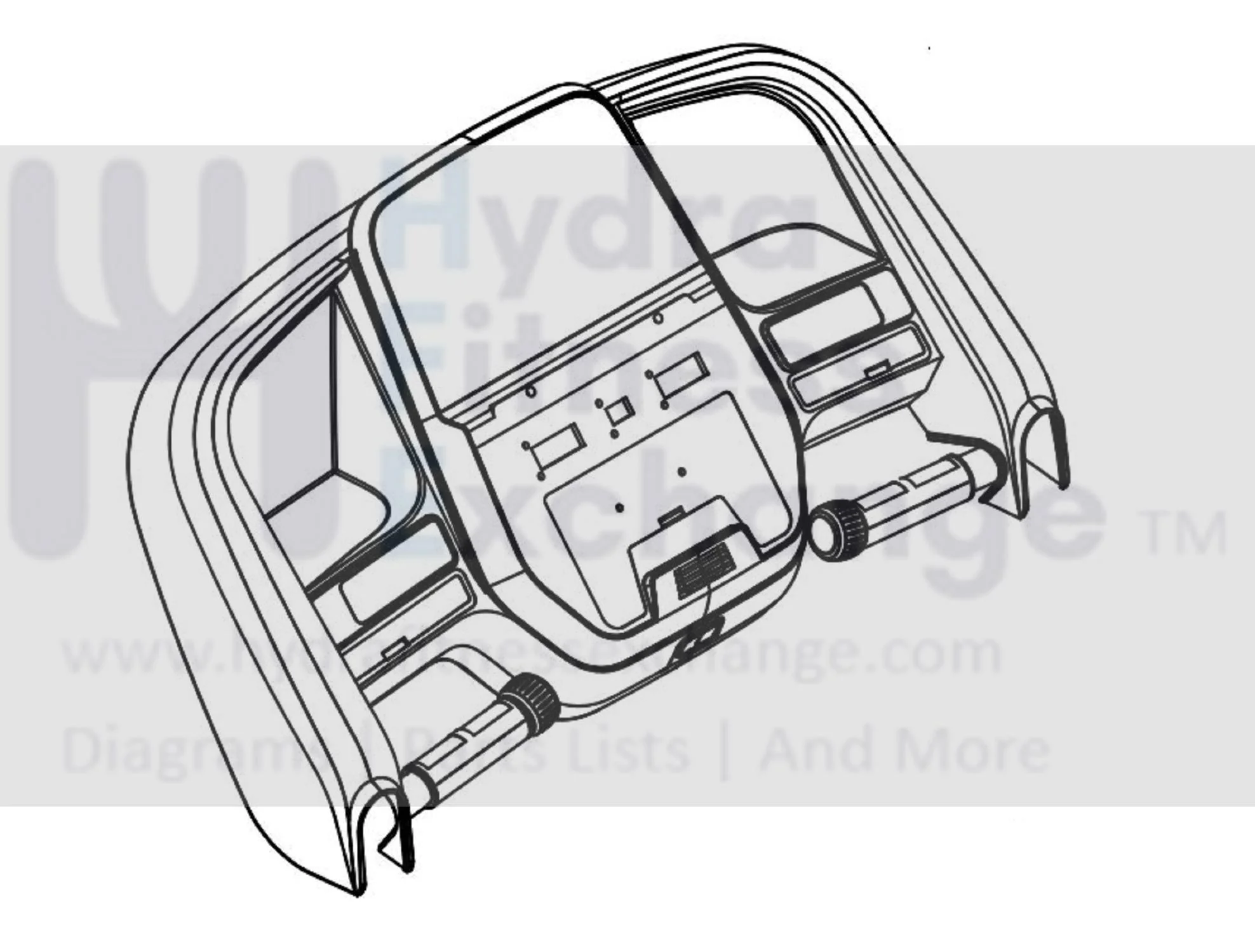 Horizon Fitness T101-07 - TM1020 Treadmill Display Console Assembly 1000467477