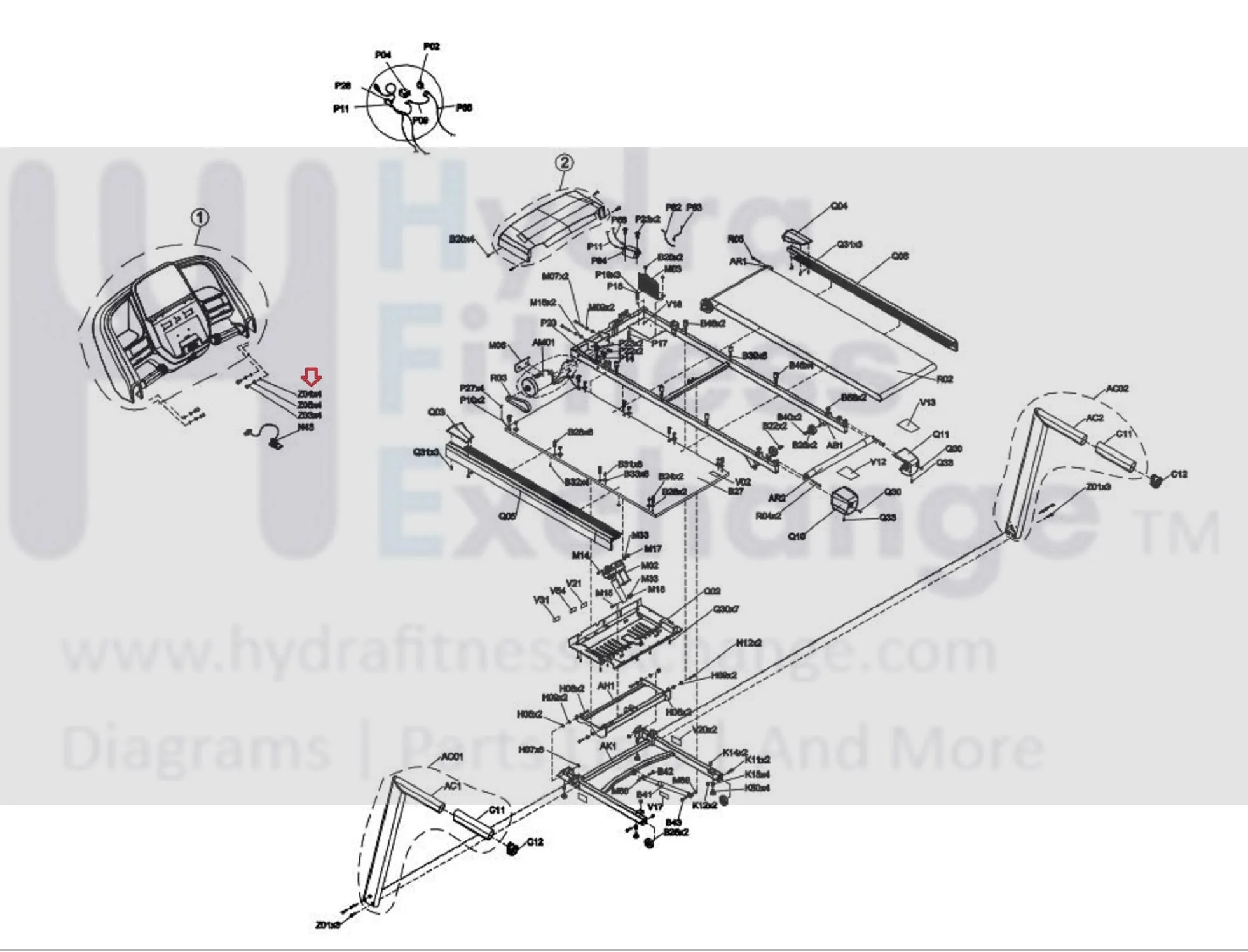 Horizon Fitness TM1020 PTM1020 PTM1020B Treadmill Flat Washer 8.2 x 13.0 x 1.4t 020449-00 - Image 3