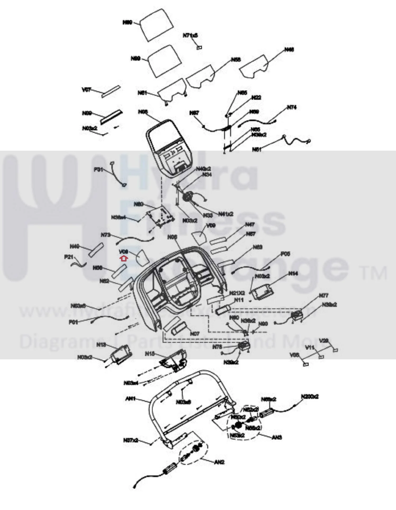 Horizon Fitness T101-07-TM1020 Treadmill Left Reading Rack Pop Sticker 1000462515 - Image 2