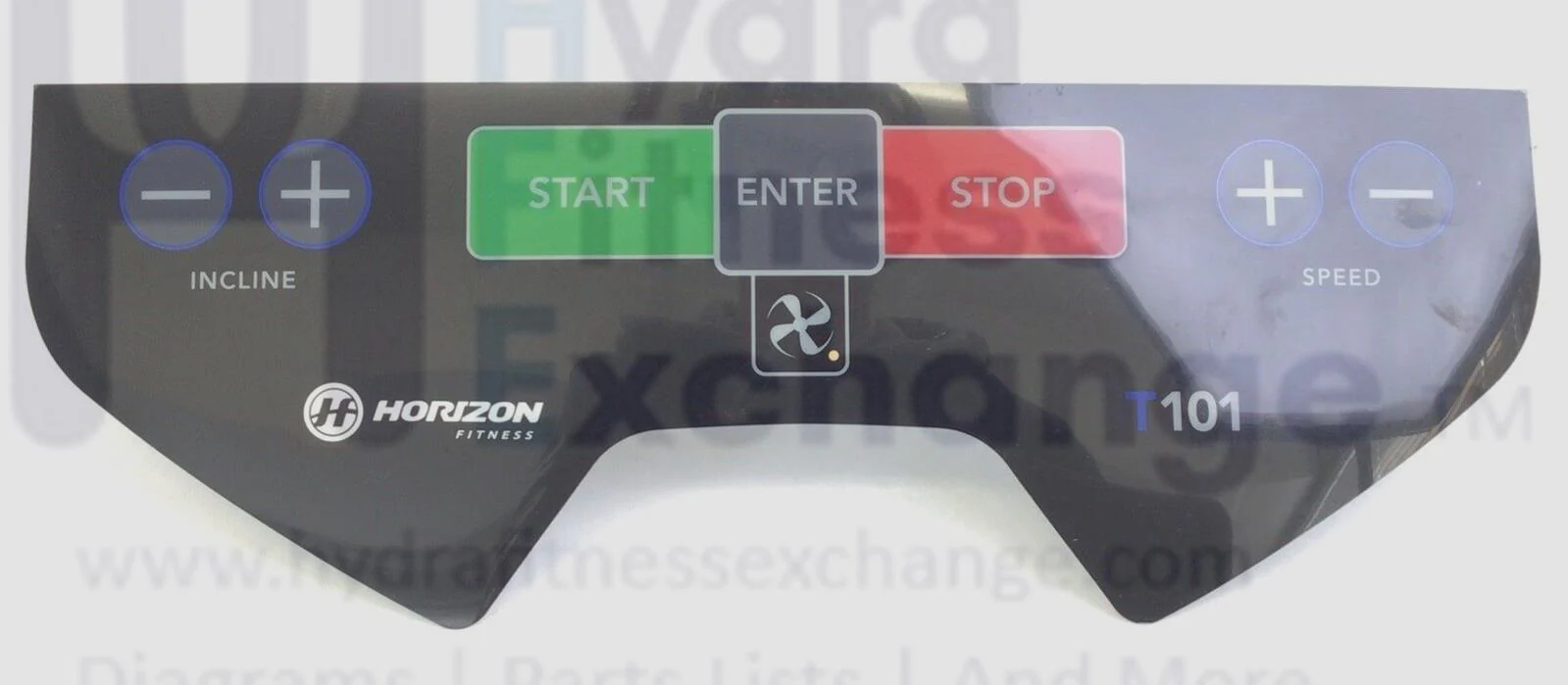 Horizon Fitness T101-5 - TM734 Treadmill Down Manipulate Overlay 1000413753
