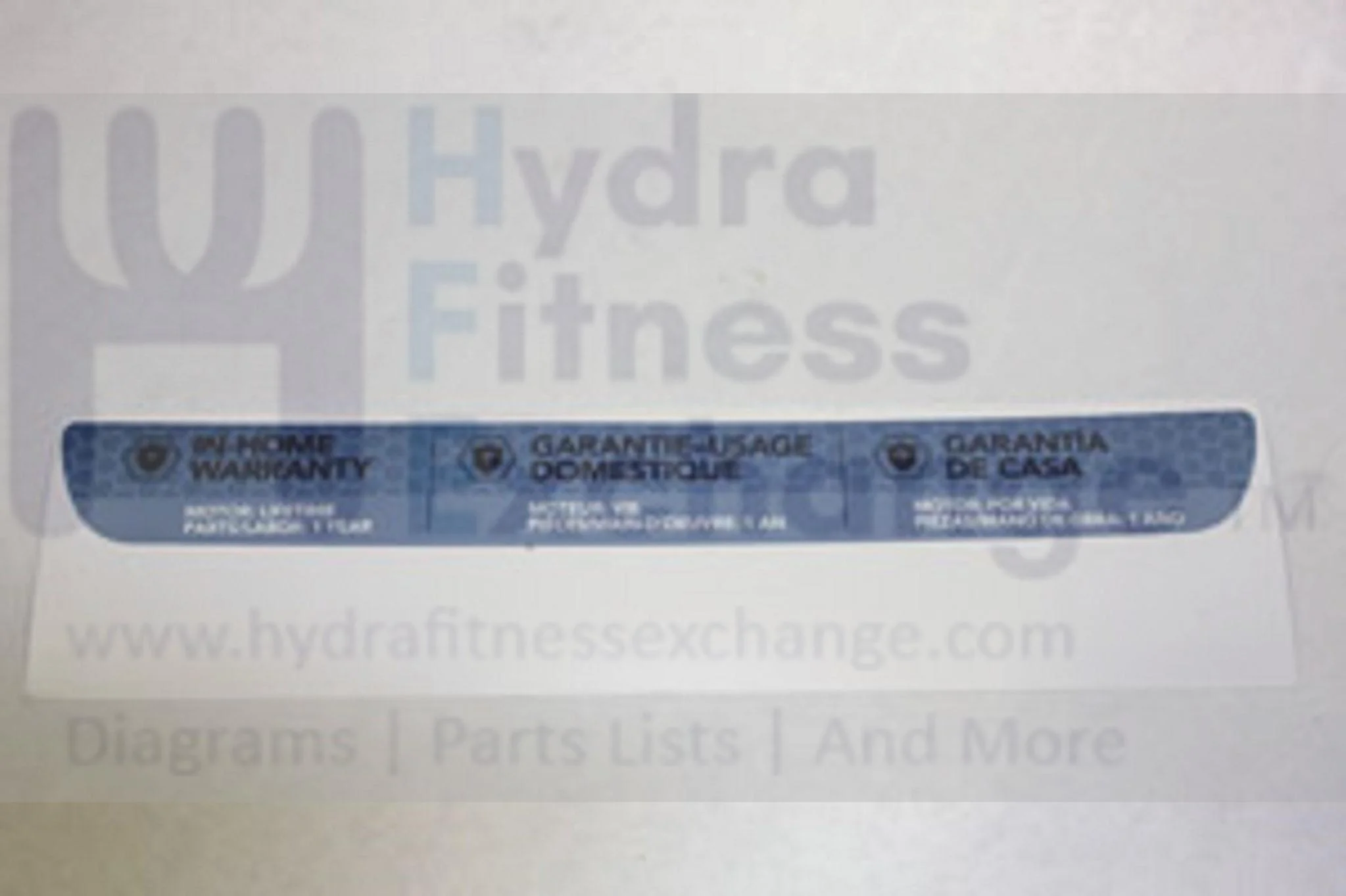 Horizon Fitness T101 T102 Treadmill POP Motor Sticker Cover 1000107022 - Image 2
