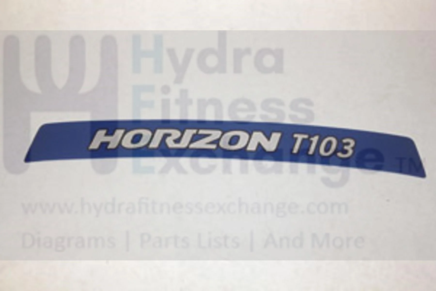 Horizon Fitness T103 Treadmill Pop Sticker 1000101519 - Image 2