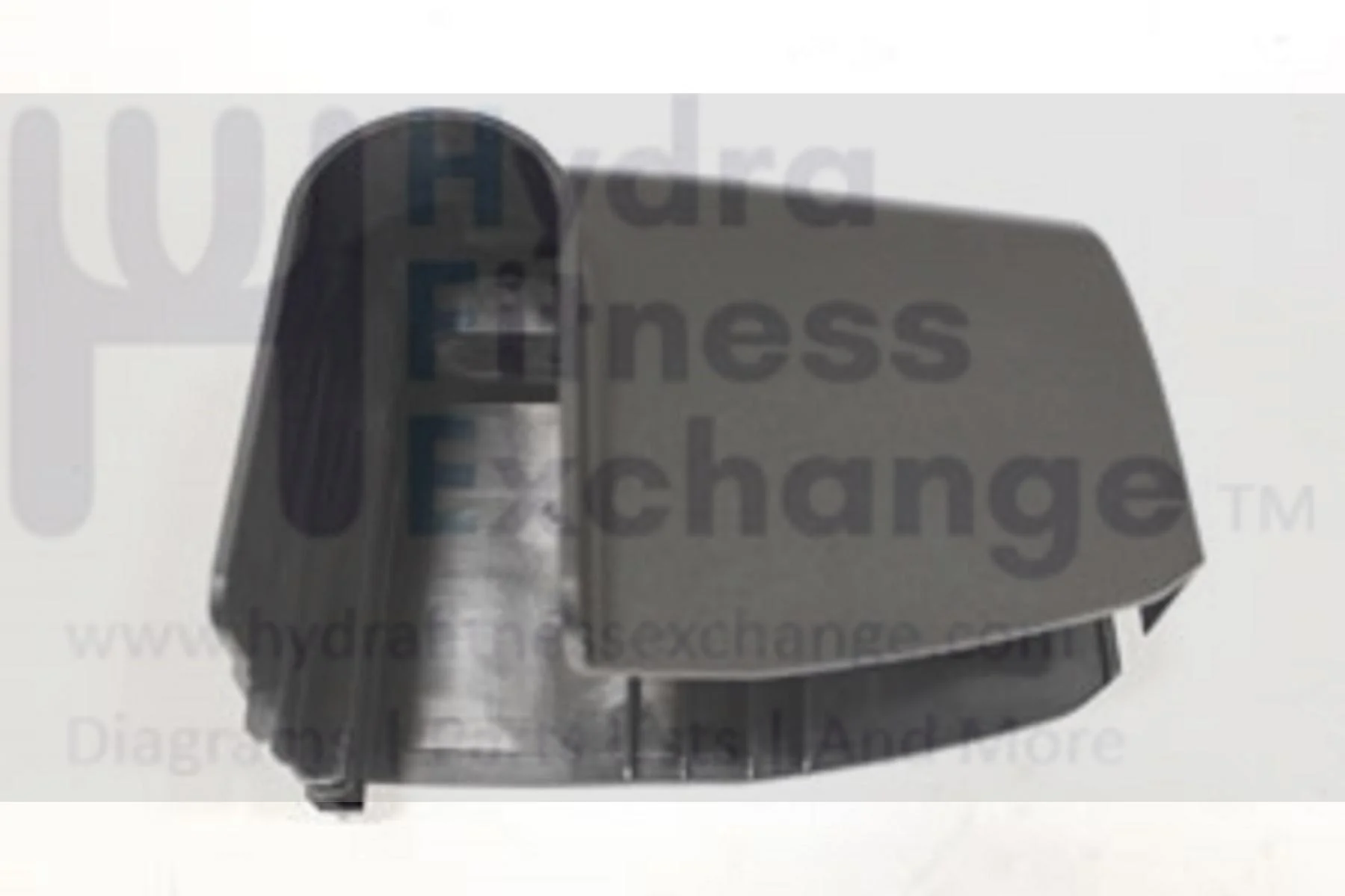 Horizon Fitness T103 Treadmill Right Rear Roller Cover light black 1000103581 - Image 2