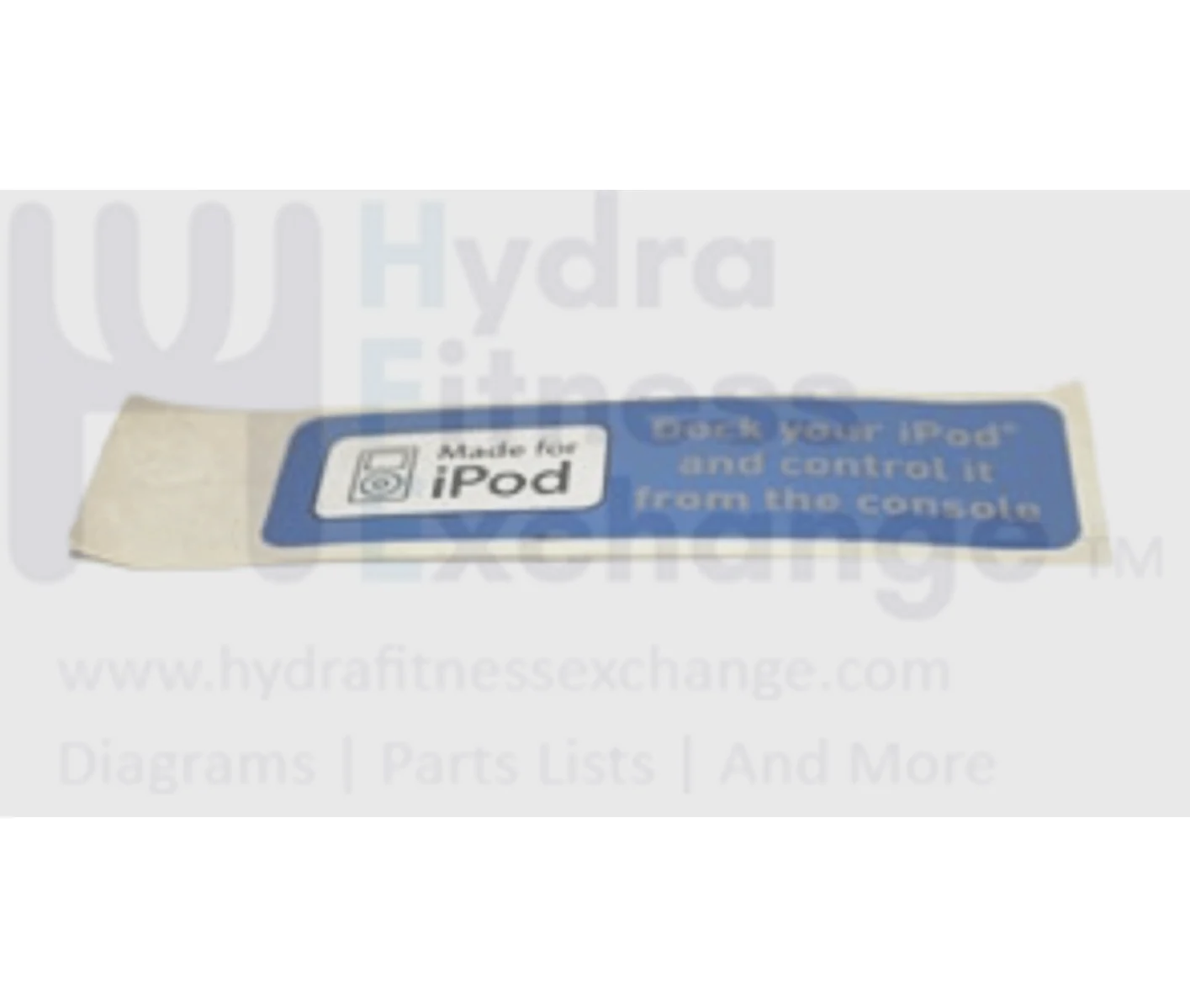 Horizon Fitness T1201 Treadmill Ipod Decal Sticker 1000092307