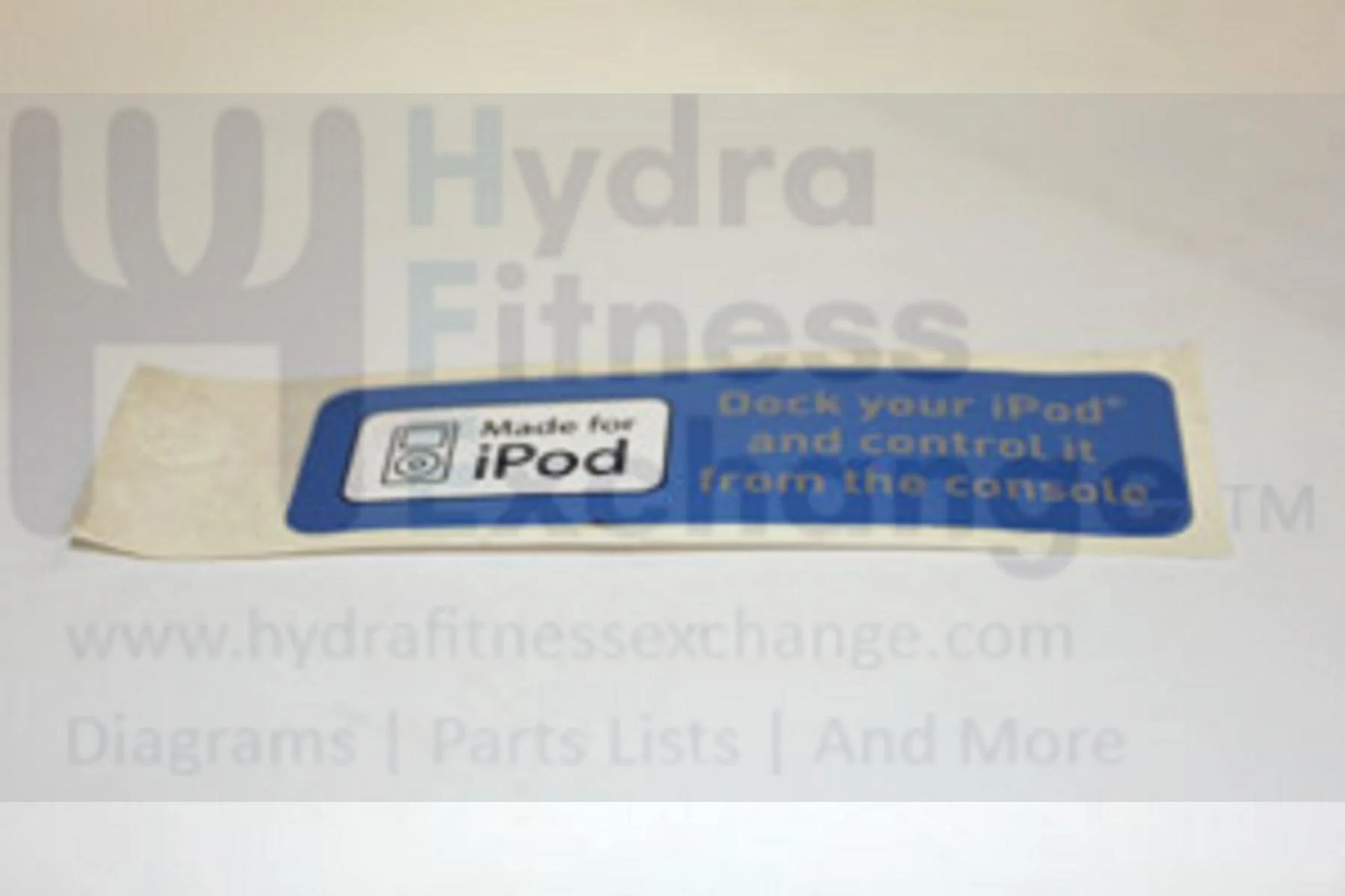Horizon Fitness T1201 Treadmill Ipod Decal Sticker 1000092307 - Image 2