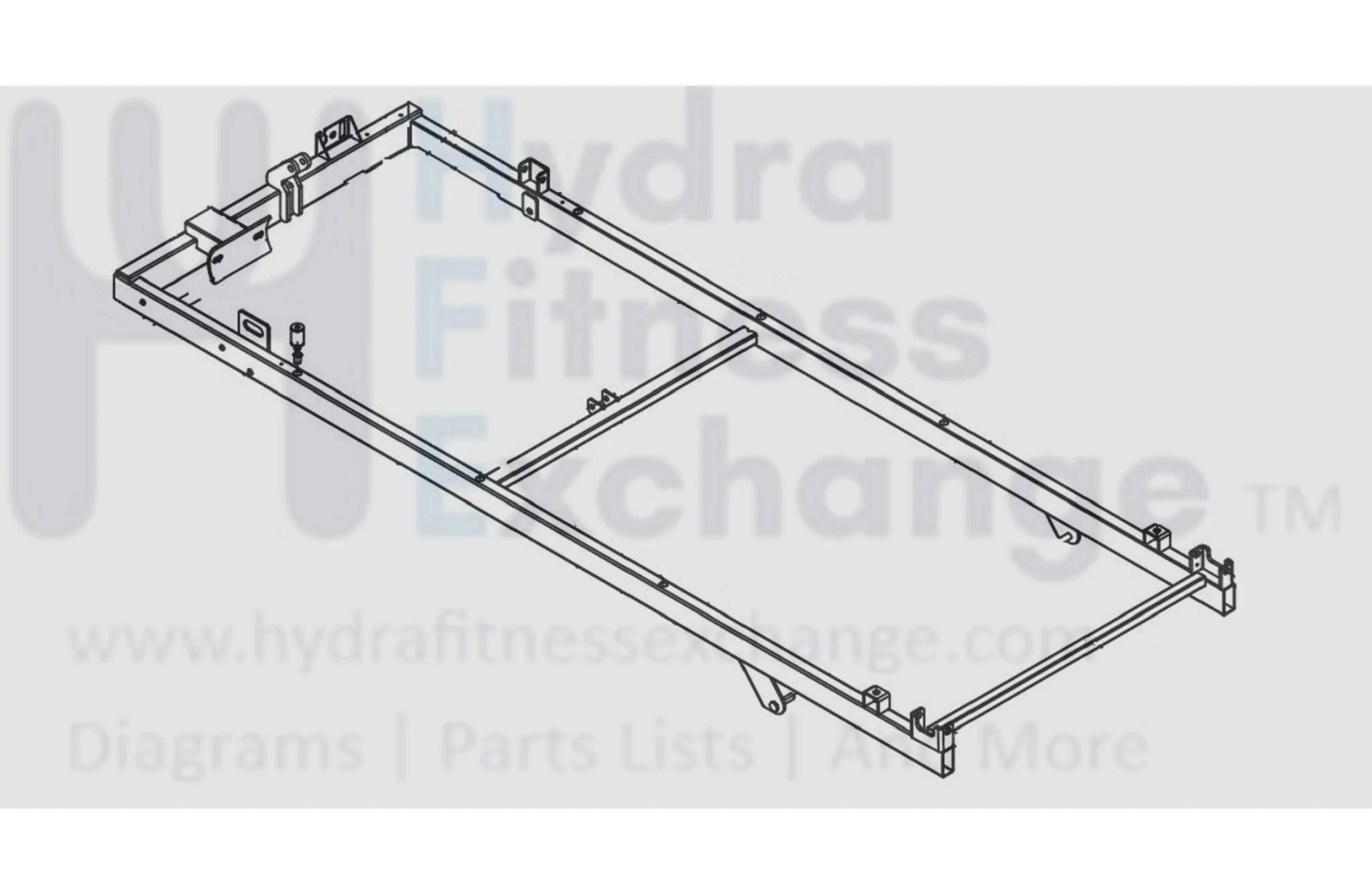 Horizon Fitness T202-06 -TM1030 - TM1030B Treadmill Frame Welding Set 1000464656