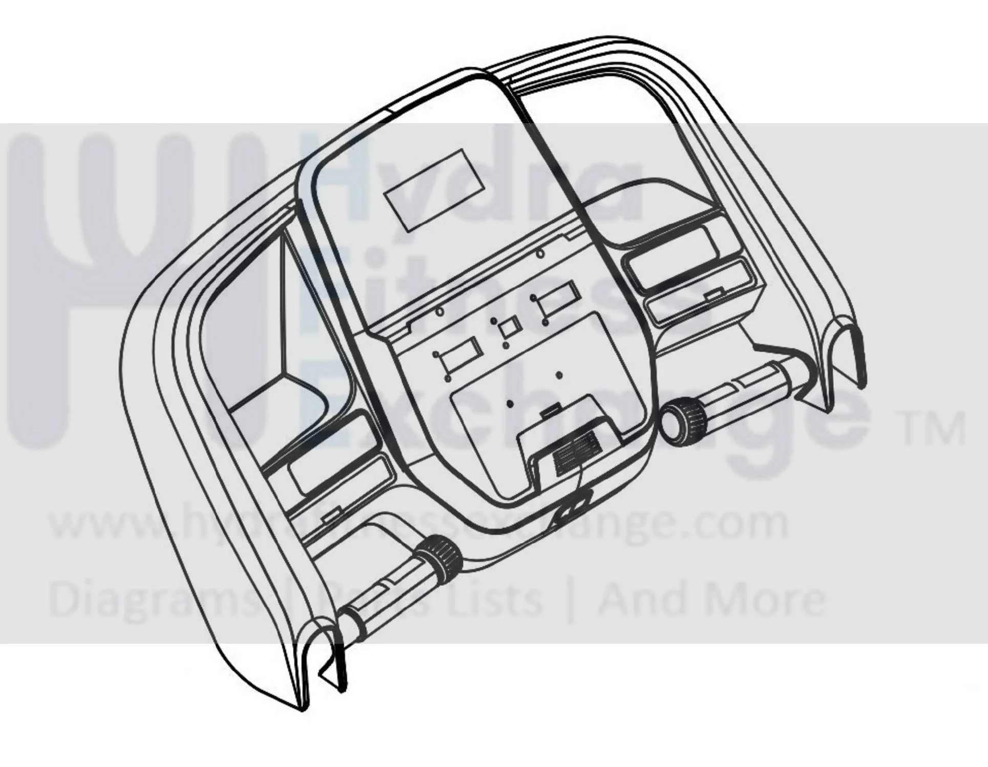 Horizon Fitness T202-06 - TM1030 Treadmill Display Console Assembly 1000472773