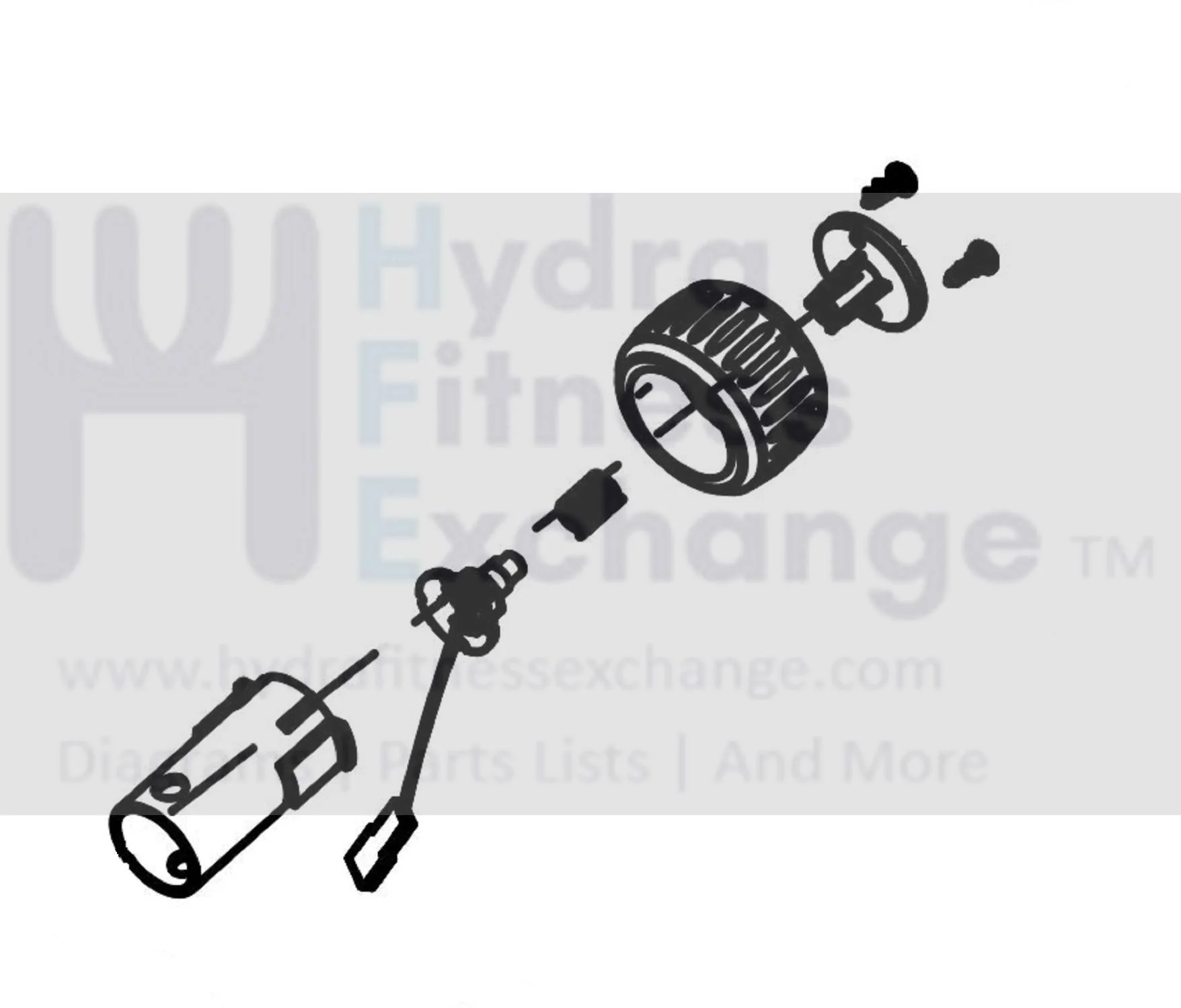 Horizon Fitness T202-06 - T101-07 Treadmill Left Swivel Sleeve Set 1000461414