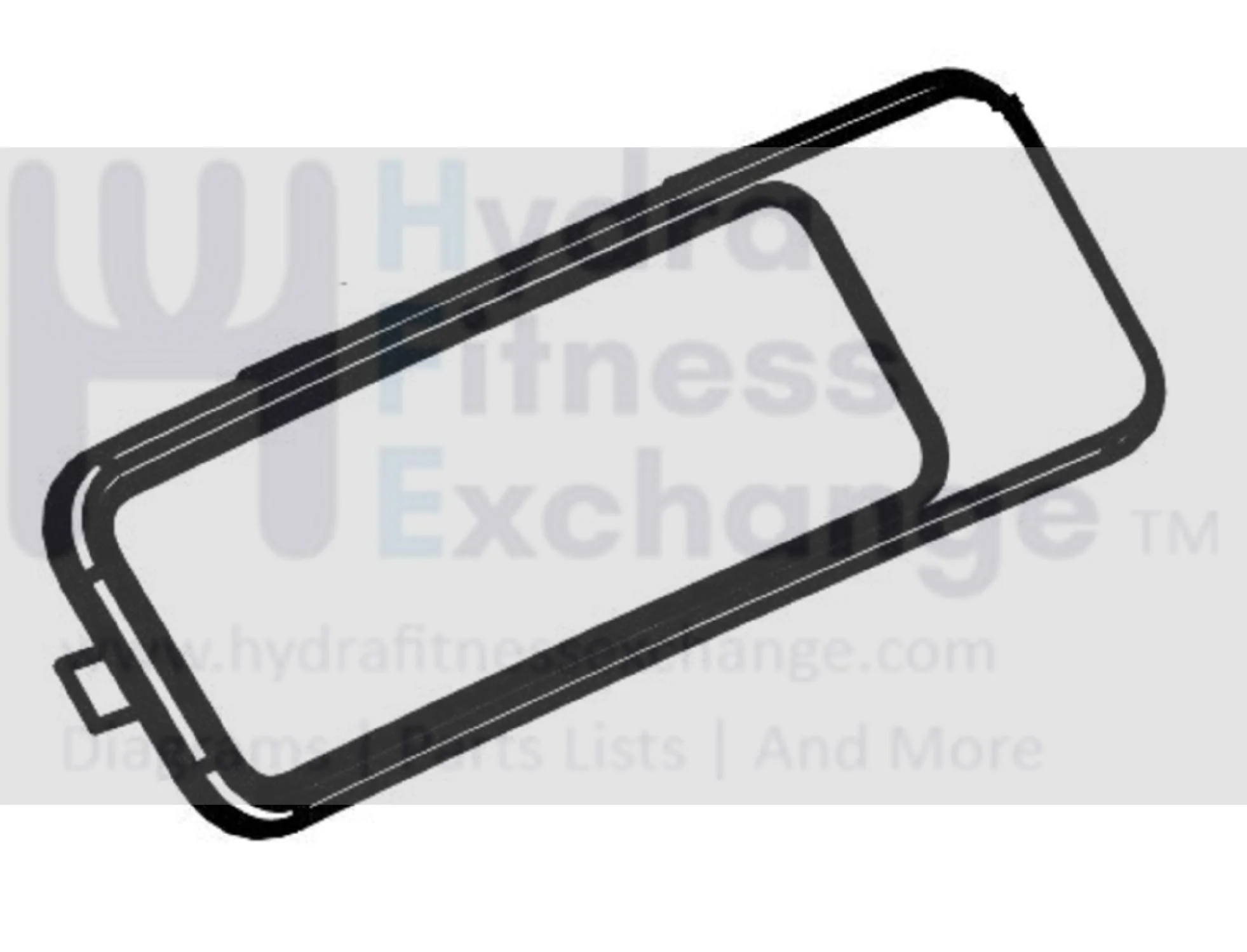 Horizon Fitness T202- 06 - T101-07 Treadmill Speaker Cover1 Right Black 1000461403