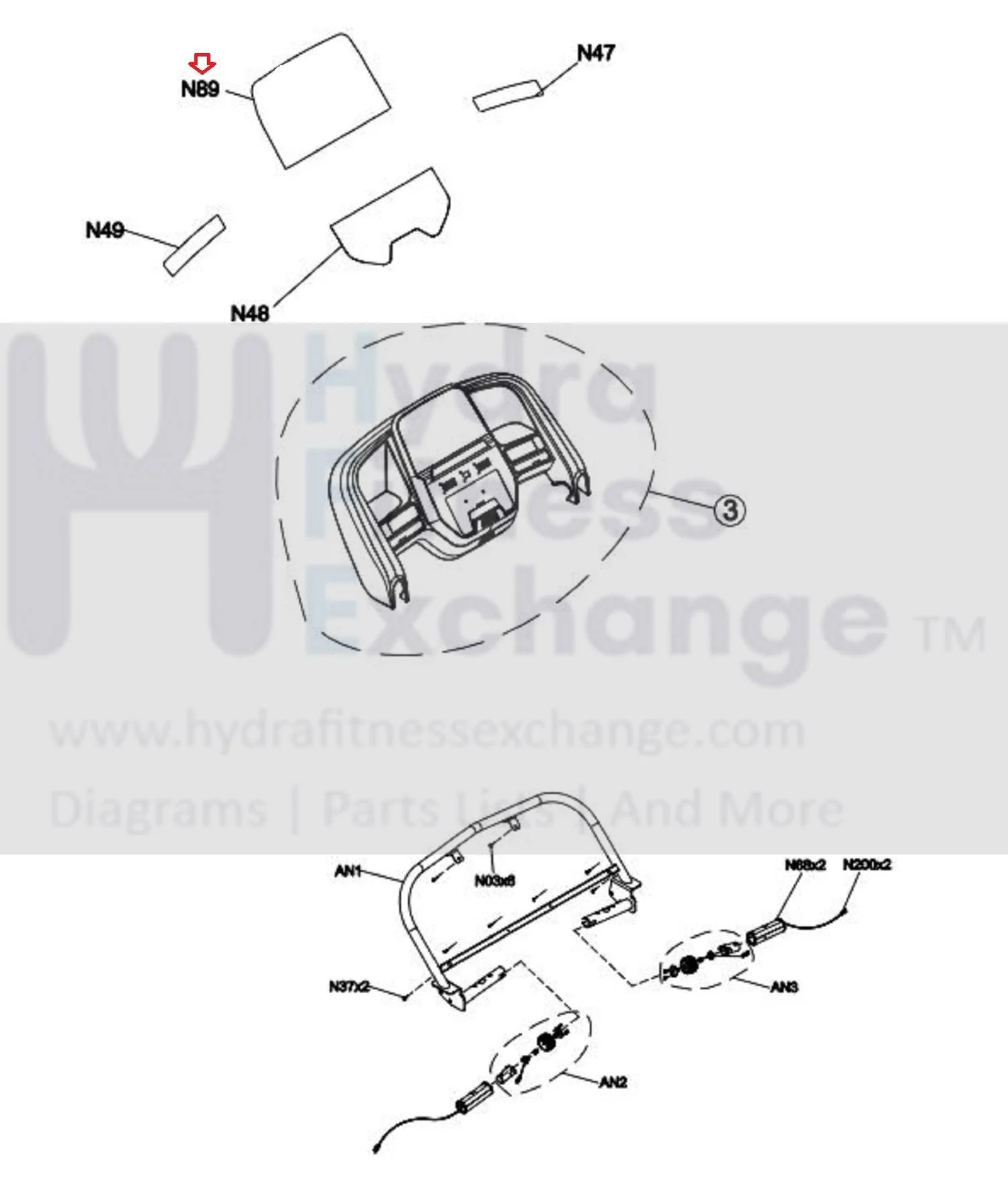 Horizon Fitness T202-06 Treadmill Operation Overlay Decal Synthetic Paper 1000464739 - Image 2