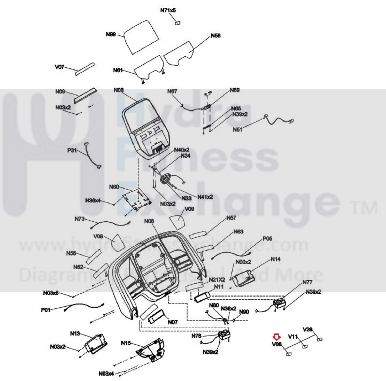 Horizon Fitness T202-06 T101-07 Treadmill Operation Overlay Warning Label 1000469102 - Image 2