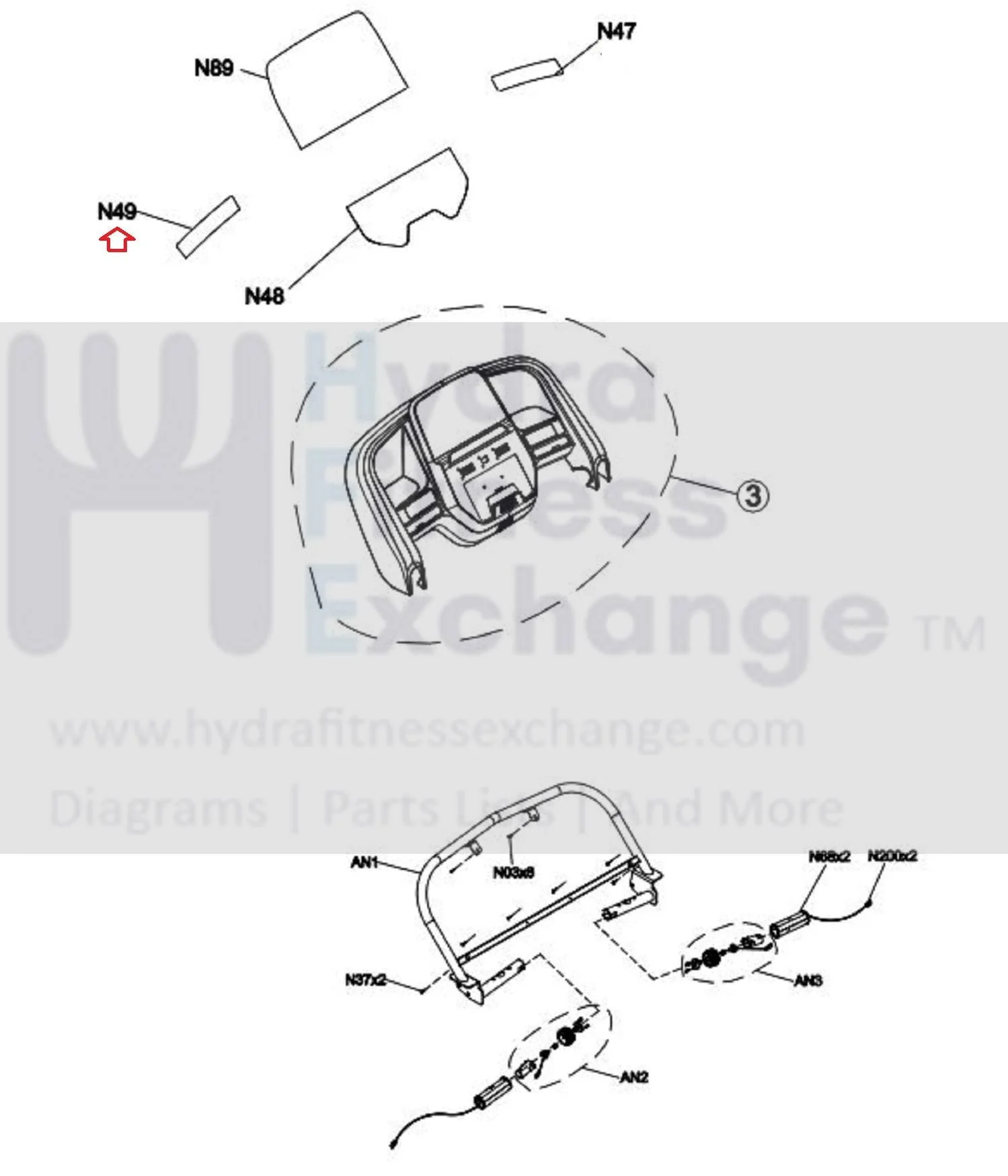 Horizon Fitness T202-06 Treadmill Overlay Operation Decal Synthetic Paper 1000464740 - Image 2