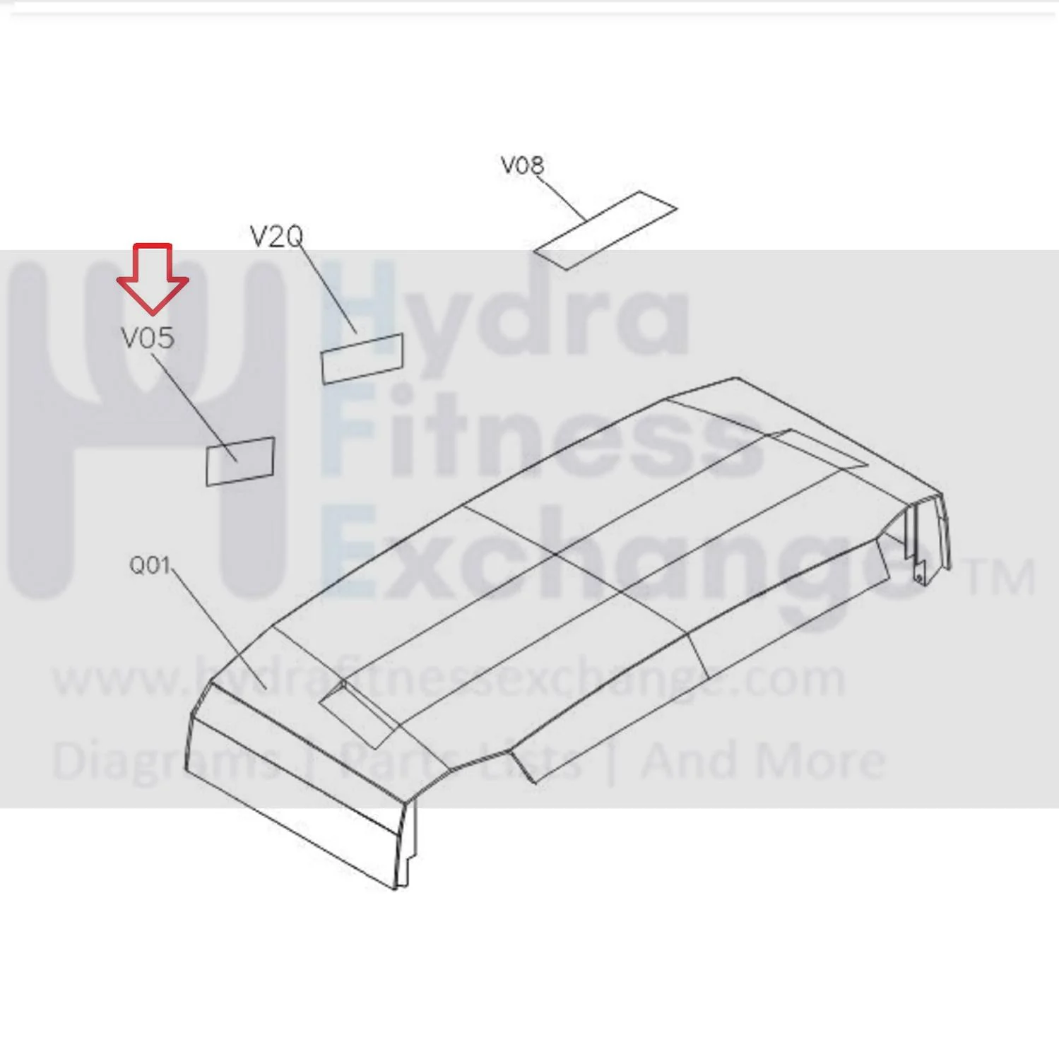 Horizon Fitness T202-4 | TM726 | TM492 Treadmill ETL Special Label 1000449817 - Image 2
