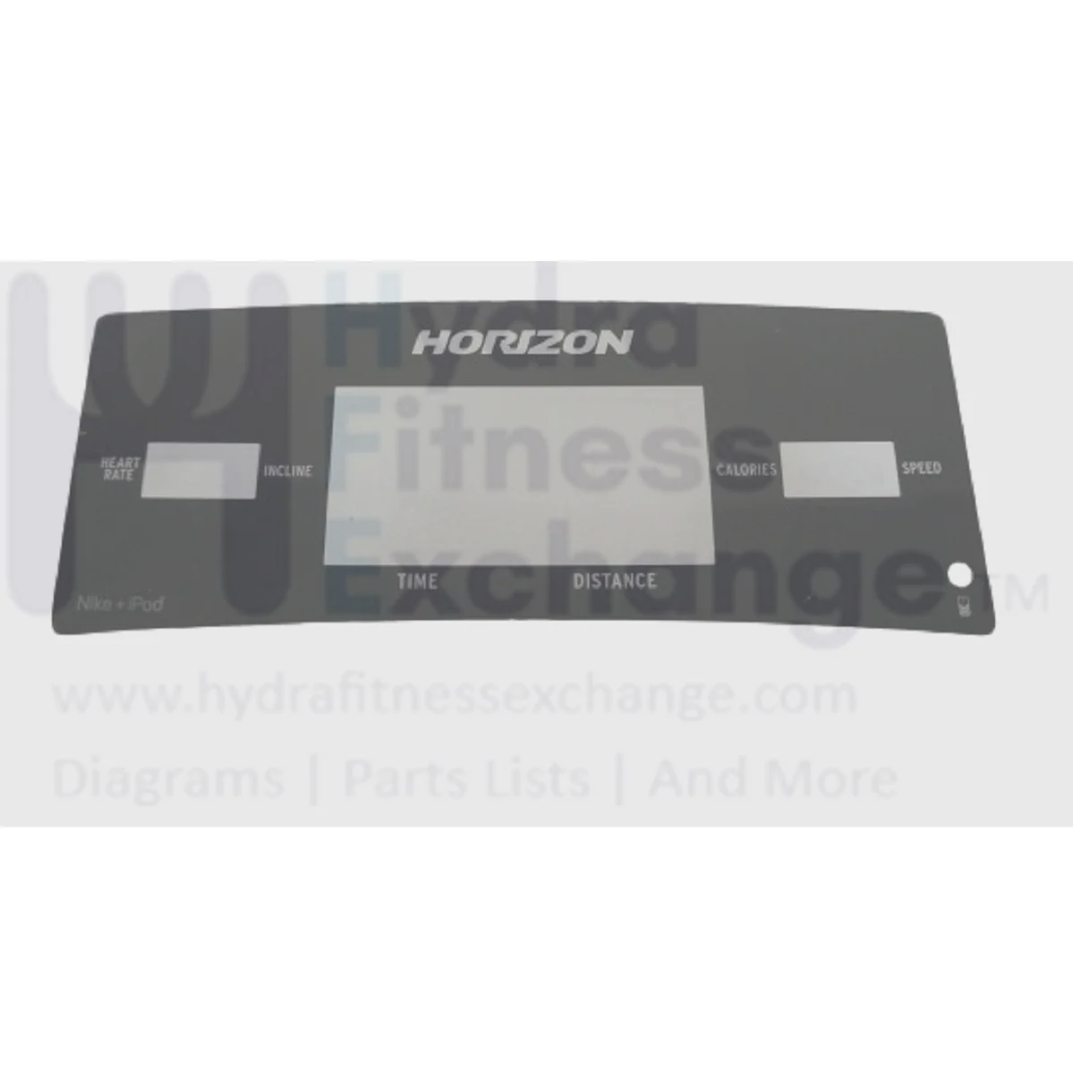 Horizon Fitness T203 Treadmill English Upper Overlay 1000200650